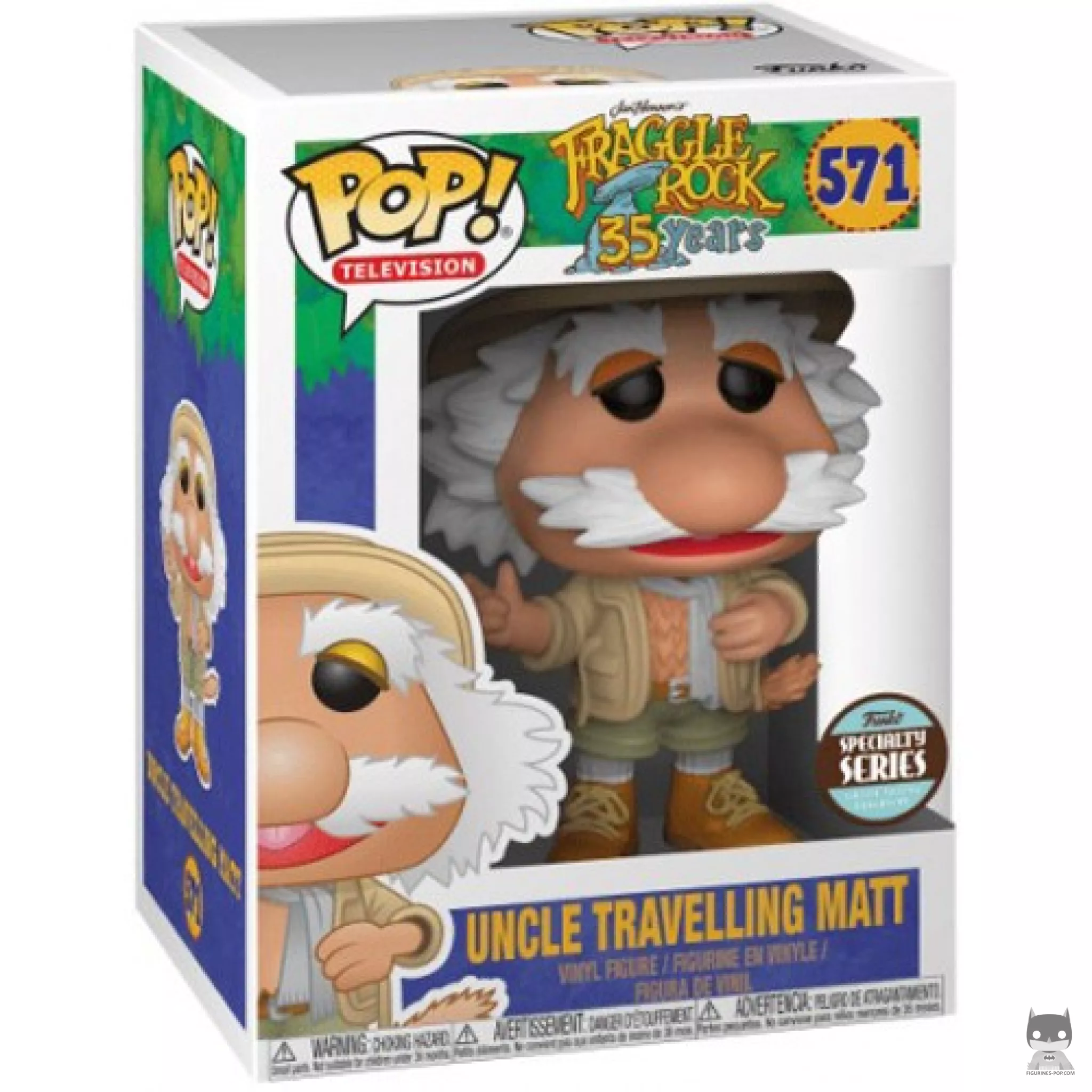 Uncle "Traveling" Matt Funko Pop! figure in its box