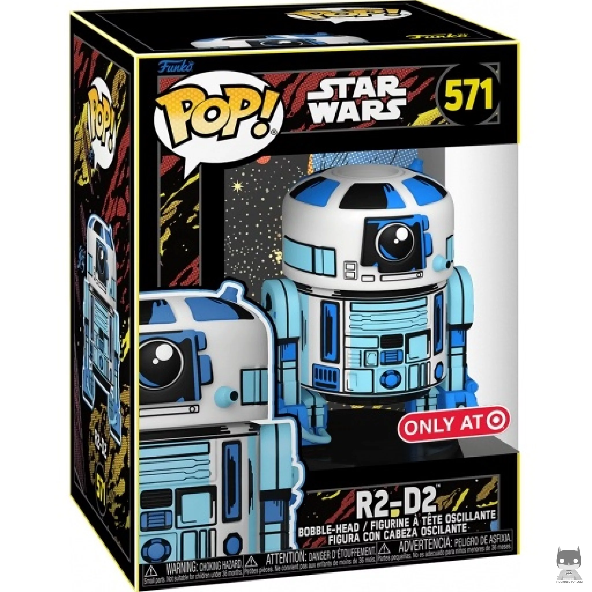 R2-D2 Funko Pop! figure in its box