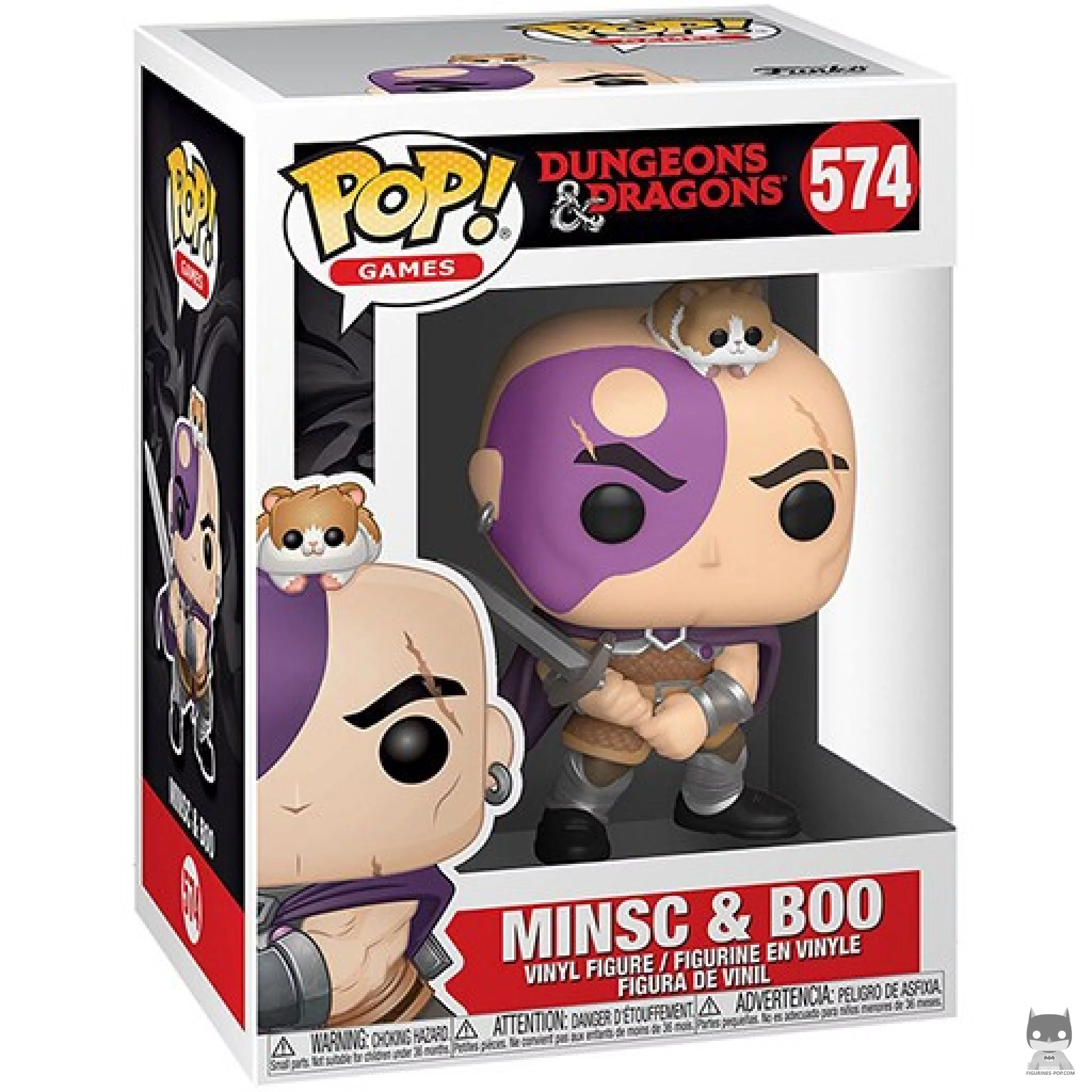 Minsc & Boo Funko Pop! figure in its box