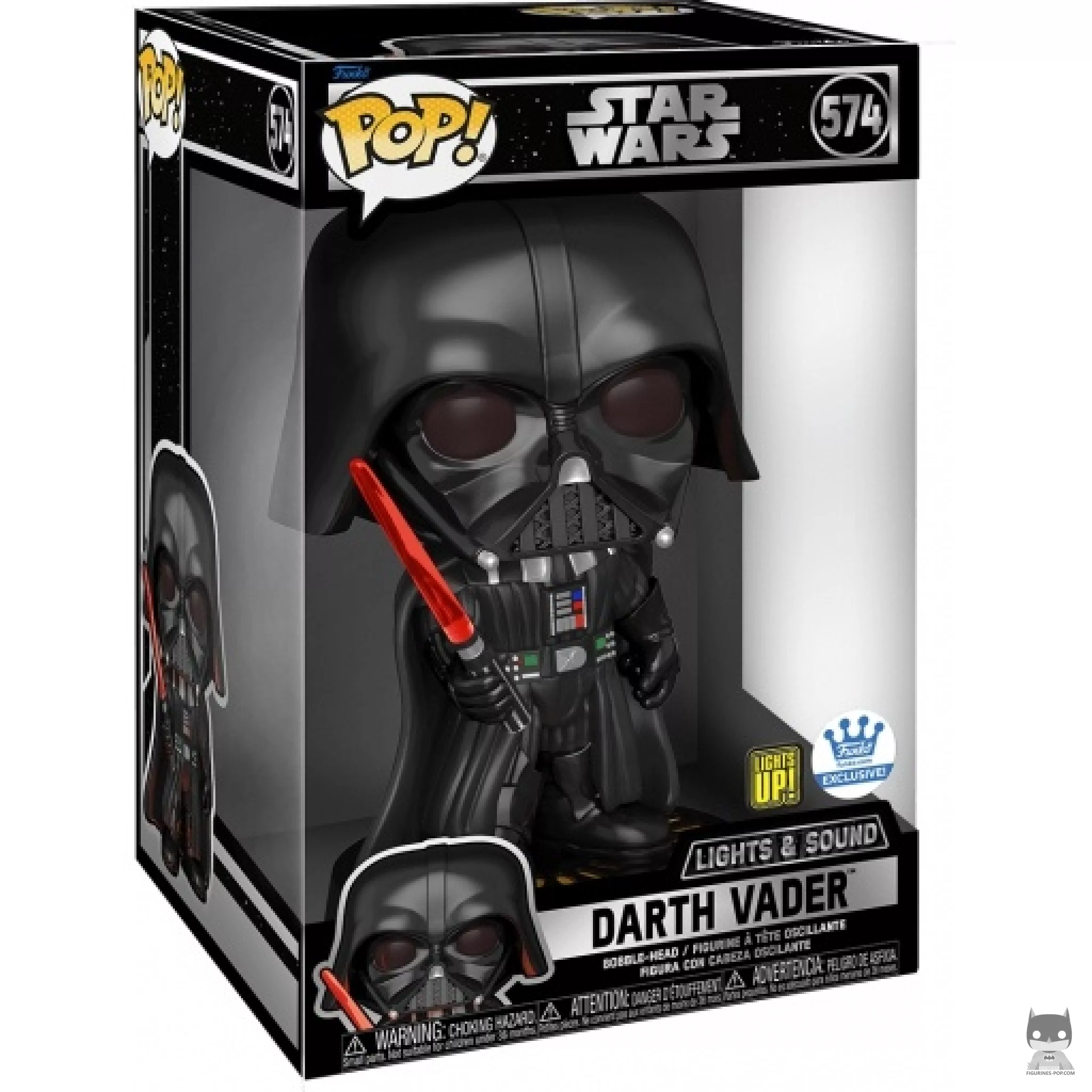 Darth Vader (Lights & Sound) Funko Pop! figure in its box