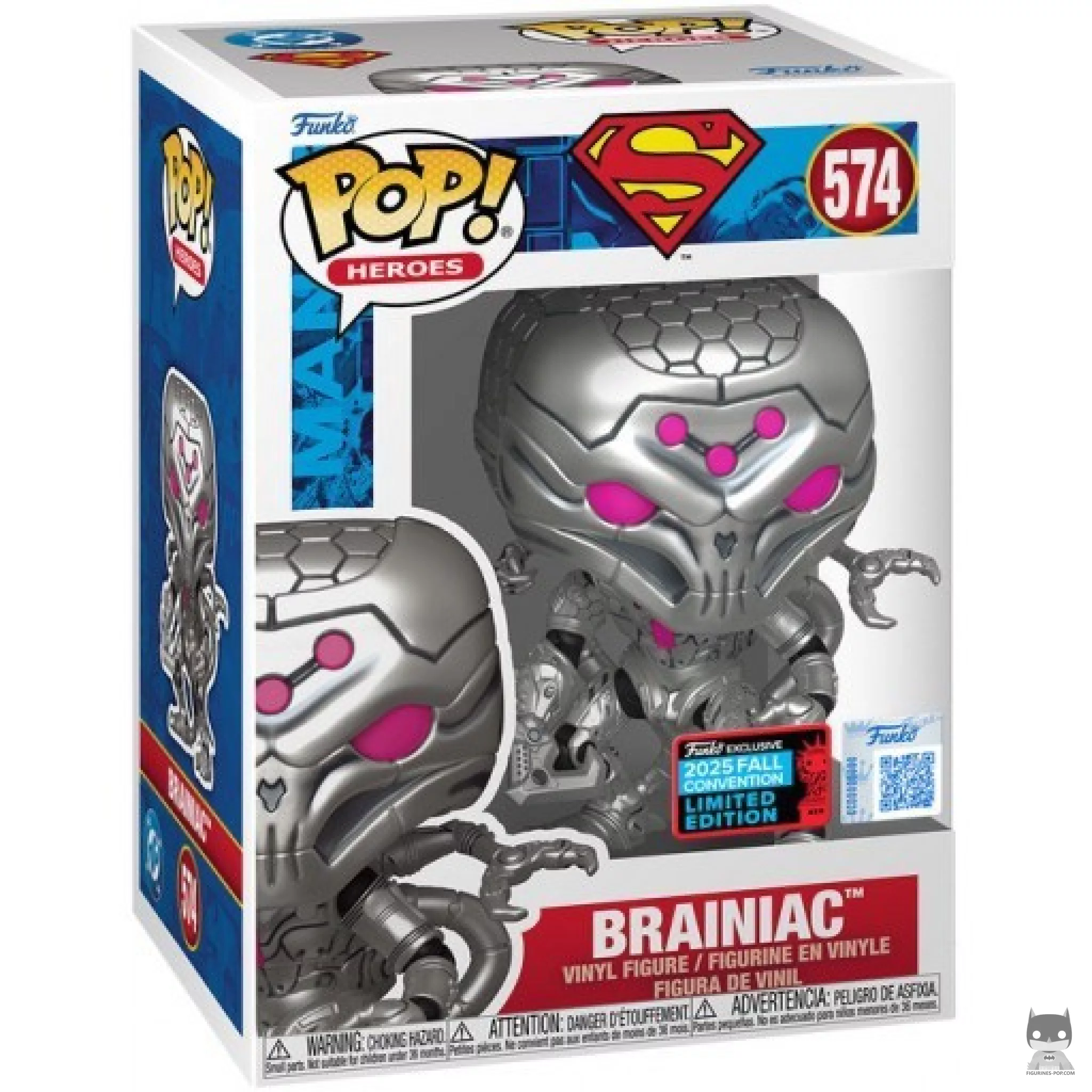 Brainiac Funko Pop! figure in its box