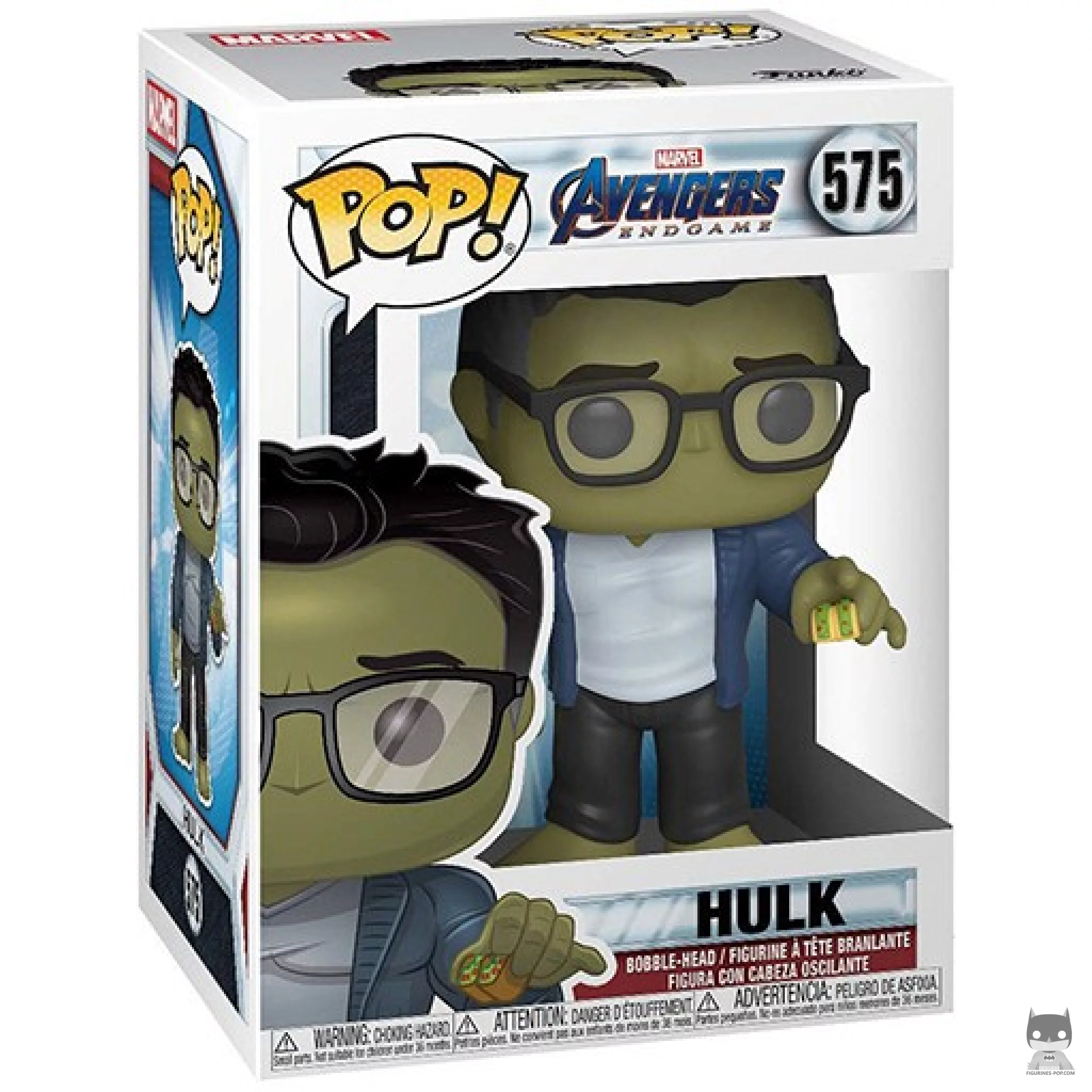 Hulk with Taco Funko Pop! figure in its box
