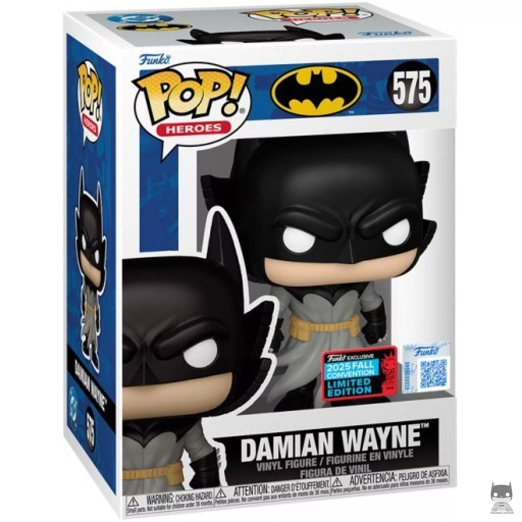 Damian Wayne Funko Pop! figure in its box