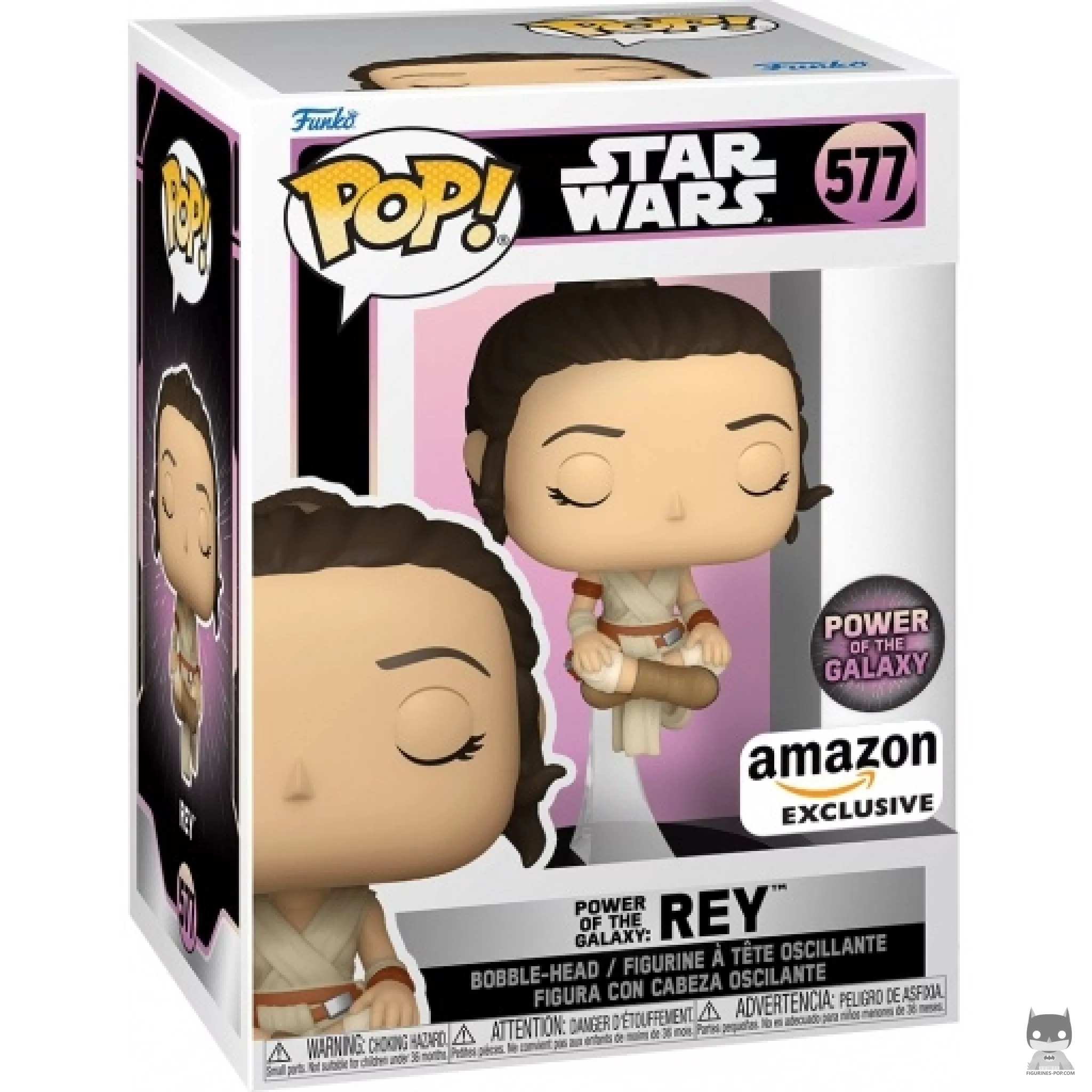 Rey Funko Pop! figure in its box