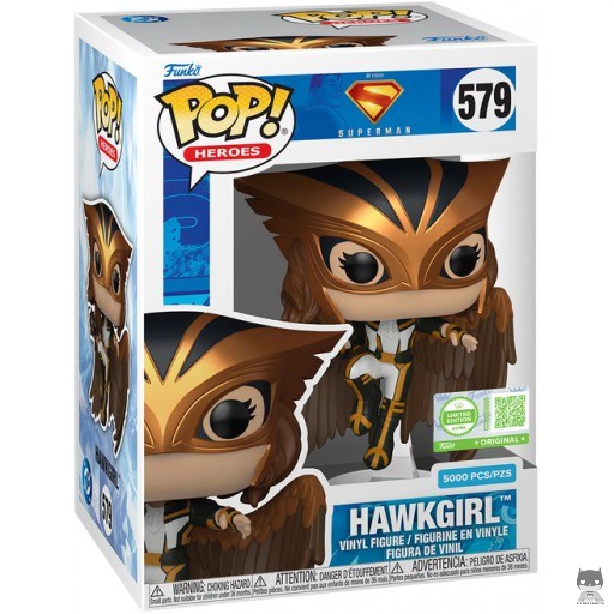 Hawkgirl Funko Pop! figure in its box
