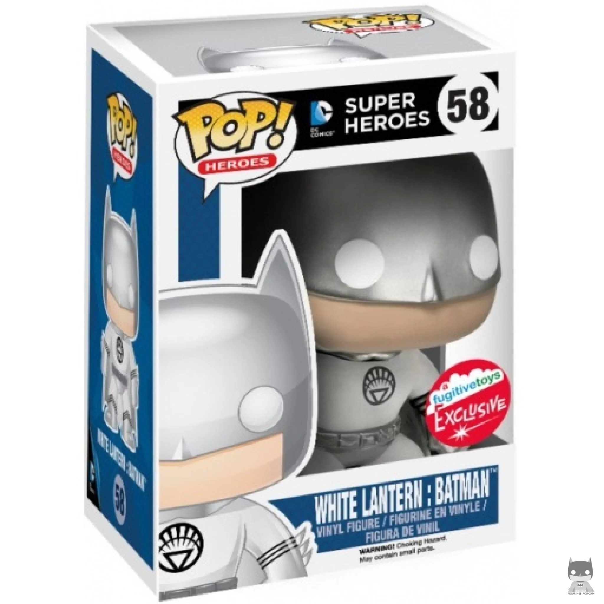 White Lantern Batman Funko Pop! figure in its box