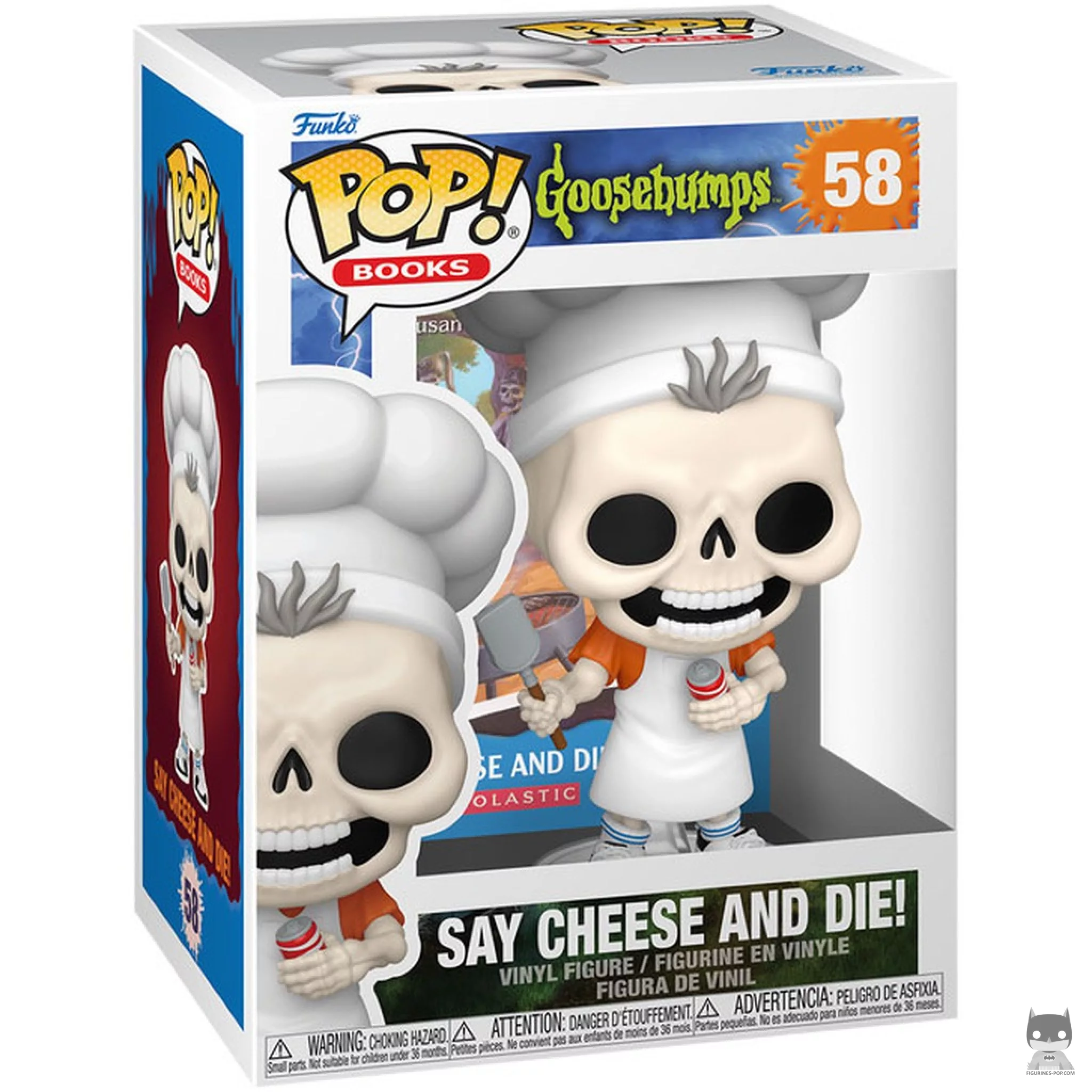 Say Cheese and Die! Funko Pop! figure in its box