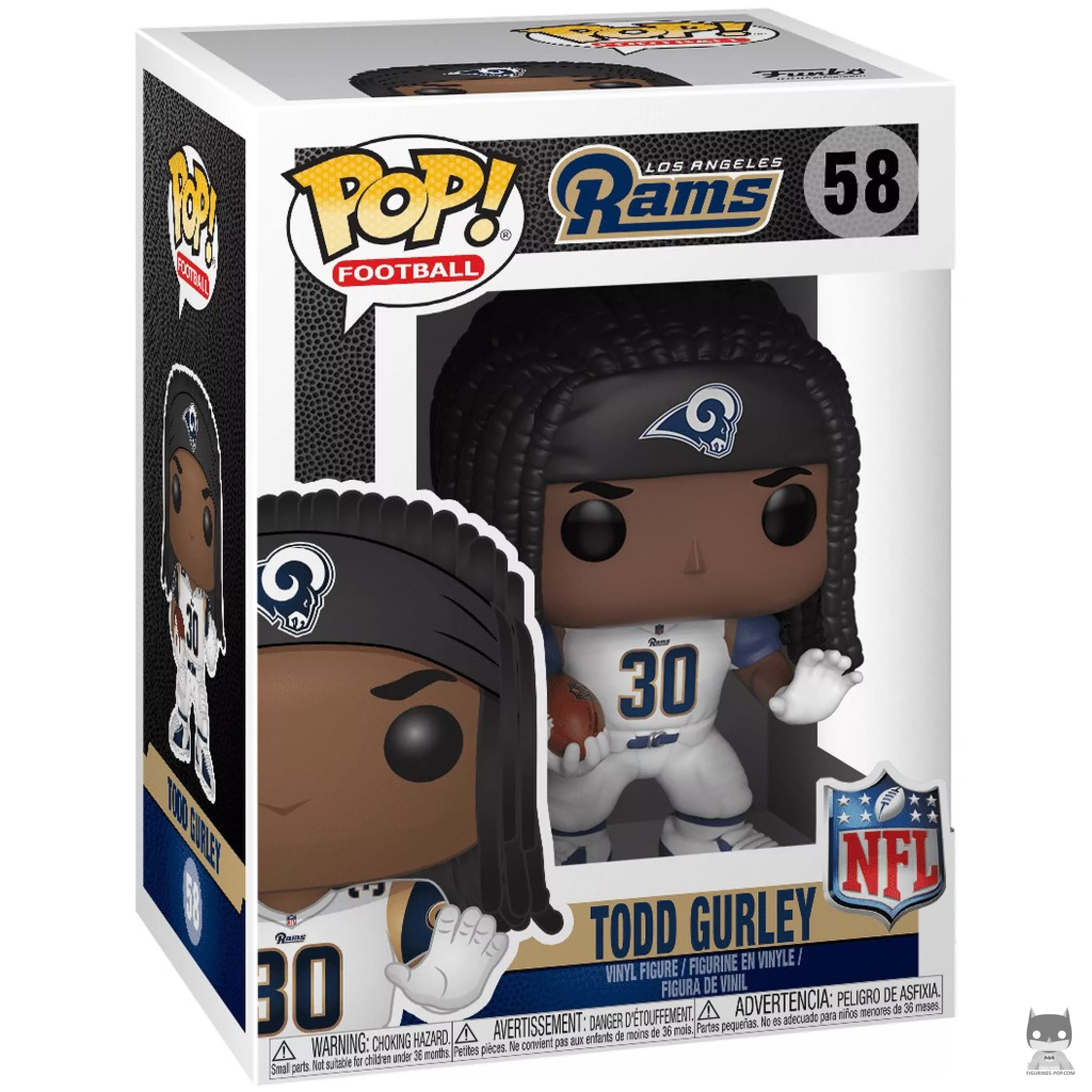 Todd Gurley Funko Pop! figure in its box