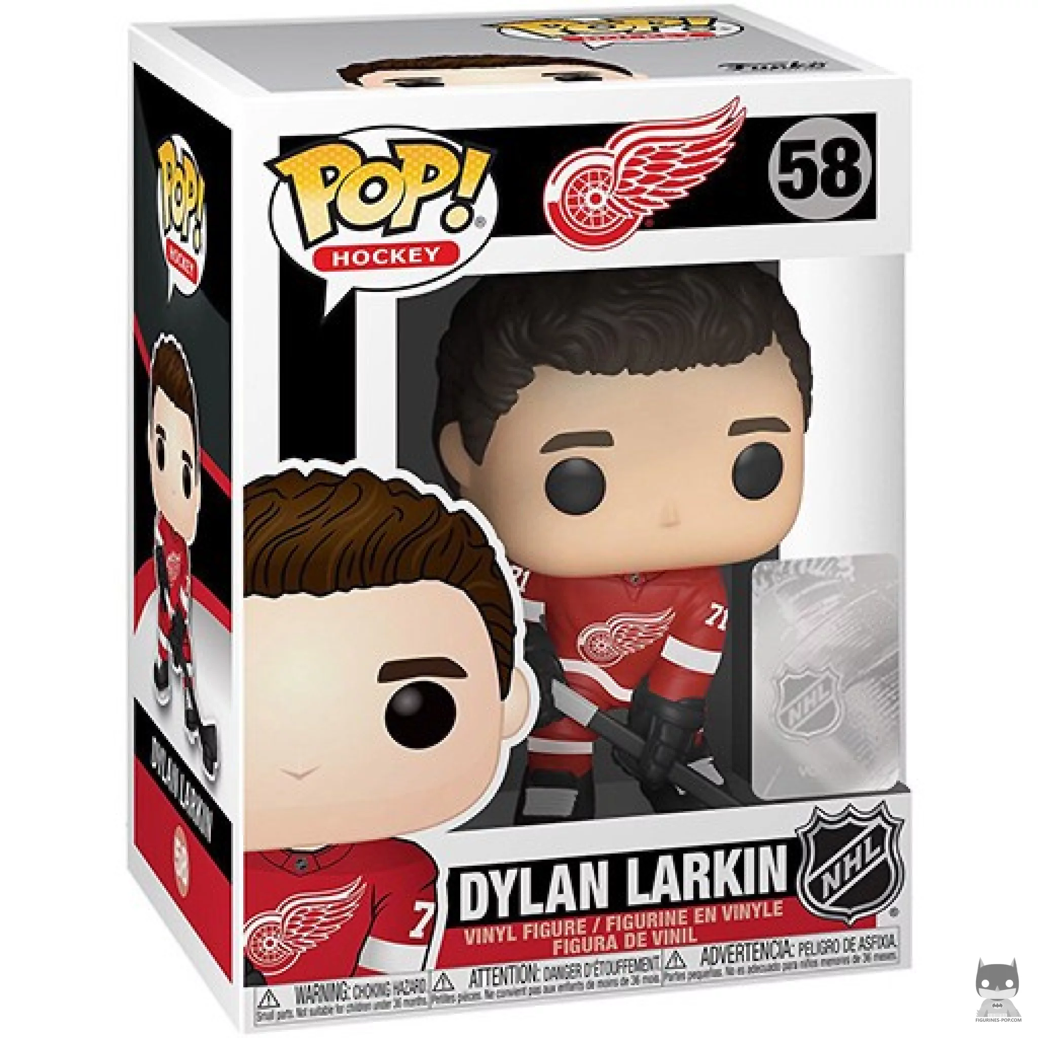 Dylan Larkin Funko Pop! figure in its box