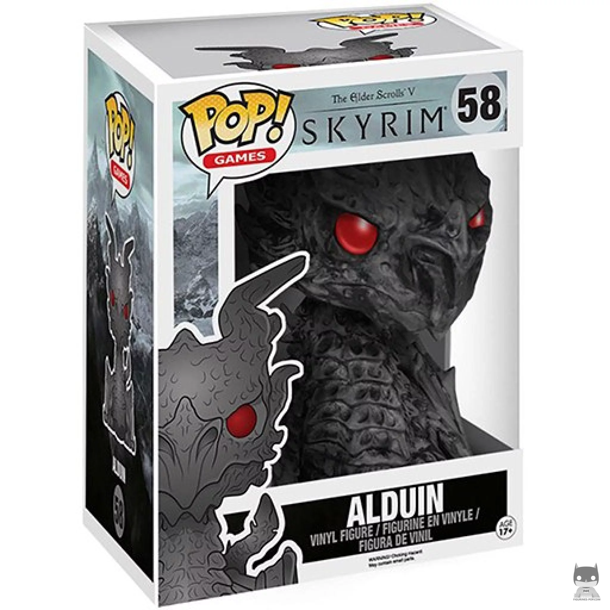 Alduin (Supersized) Funko Pop! figure in its box
