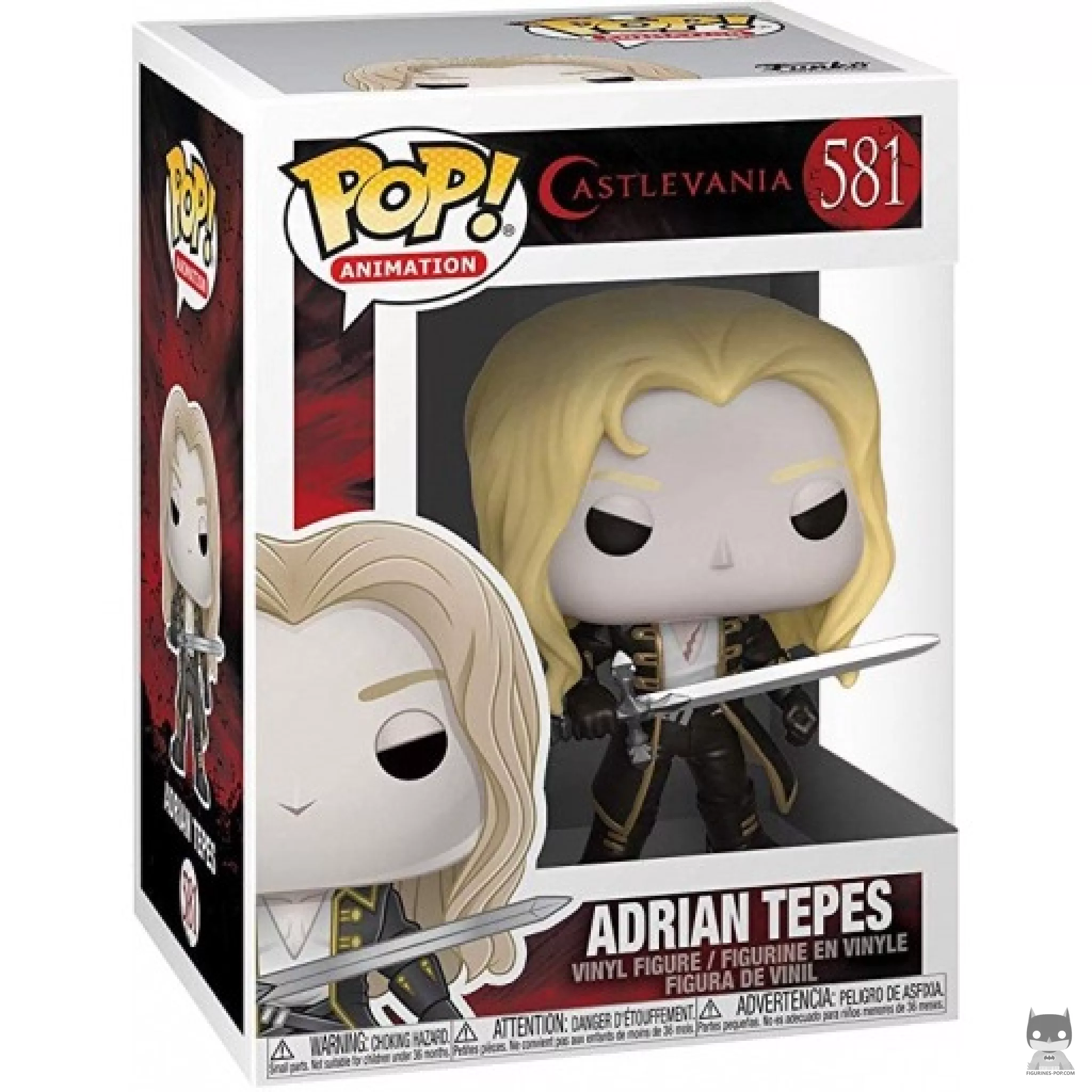 Adrian Tepes Funko Pop! figure in its box