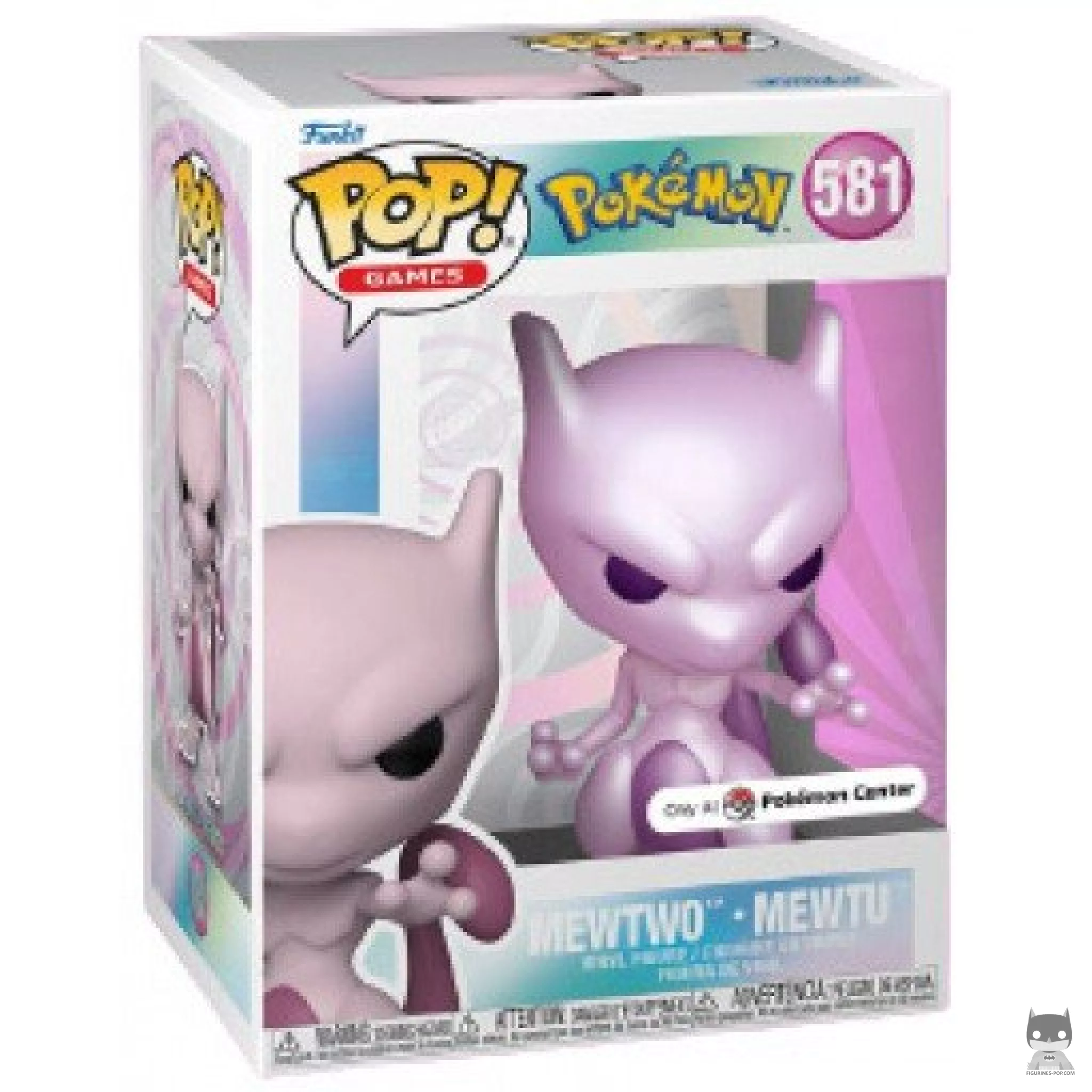 Mewtwo (Pearlescent) Funko Pop! figure in its box