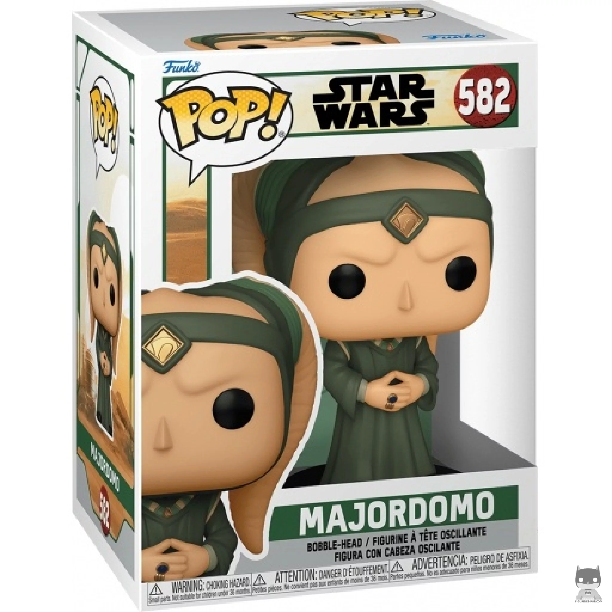 Majordomo Funko Pop! figure in its box