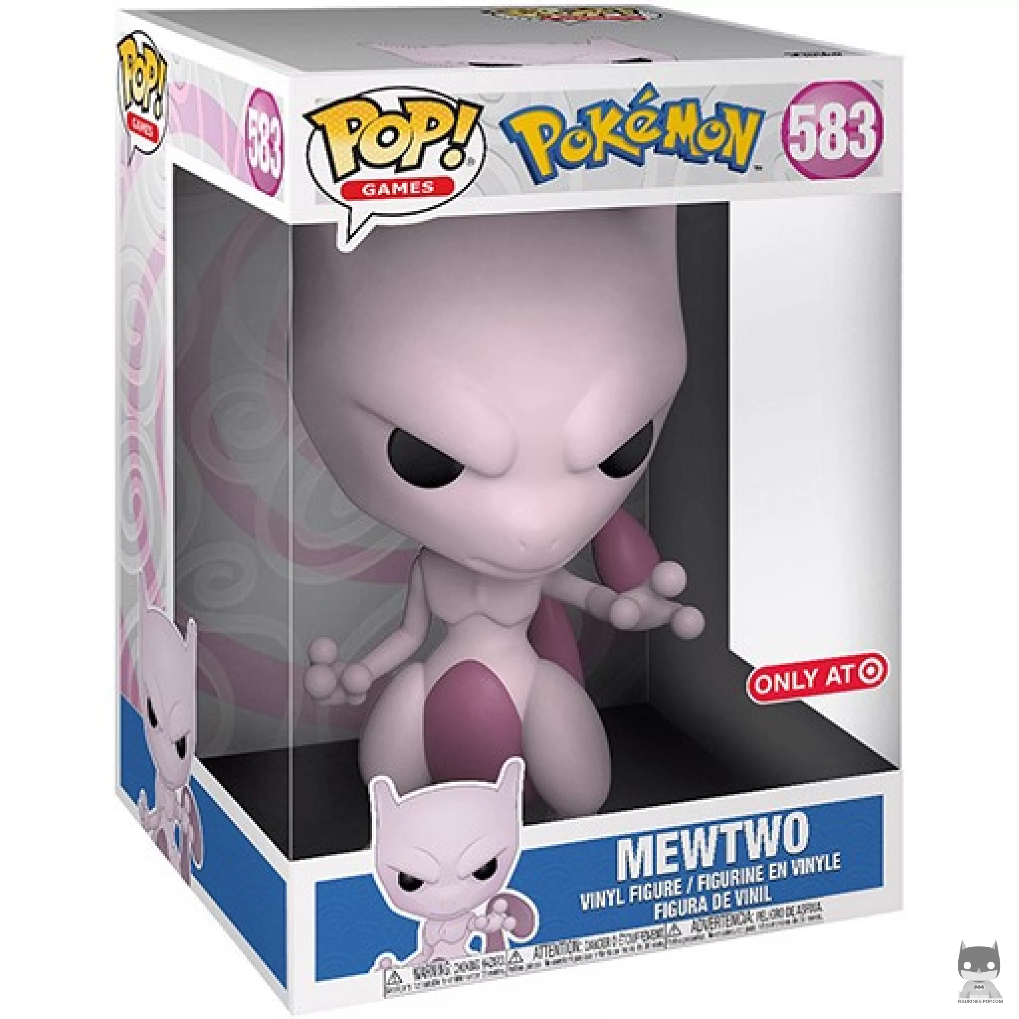 Mewtwo (Supersized 10'') Funko Pop! figure in its box
