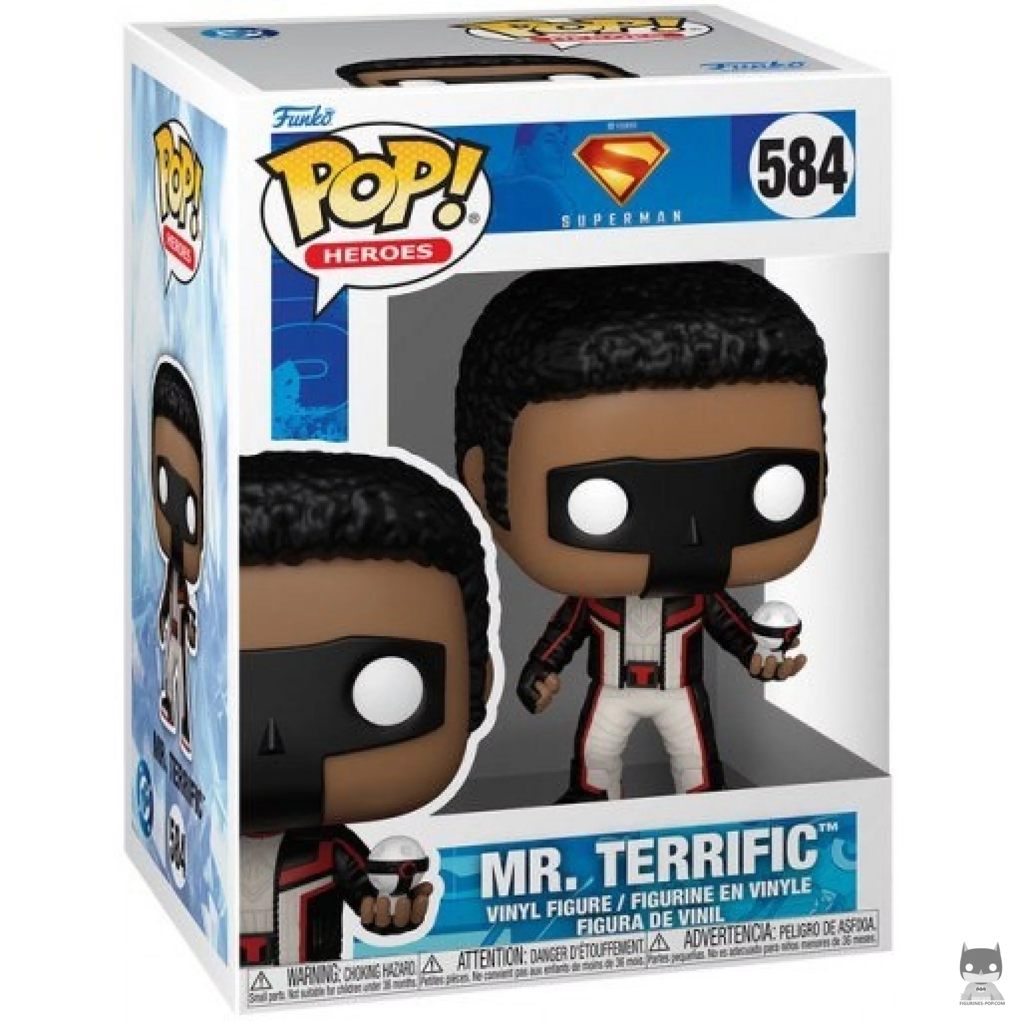 Mr. Terrific Funko Pop! figure in its box