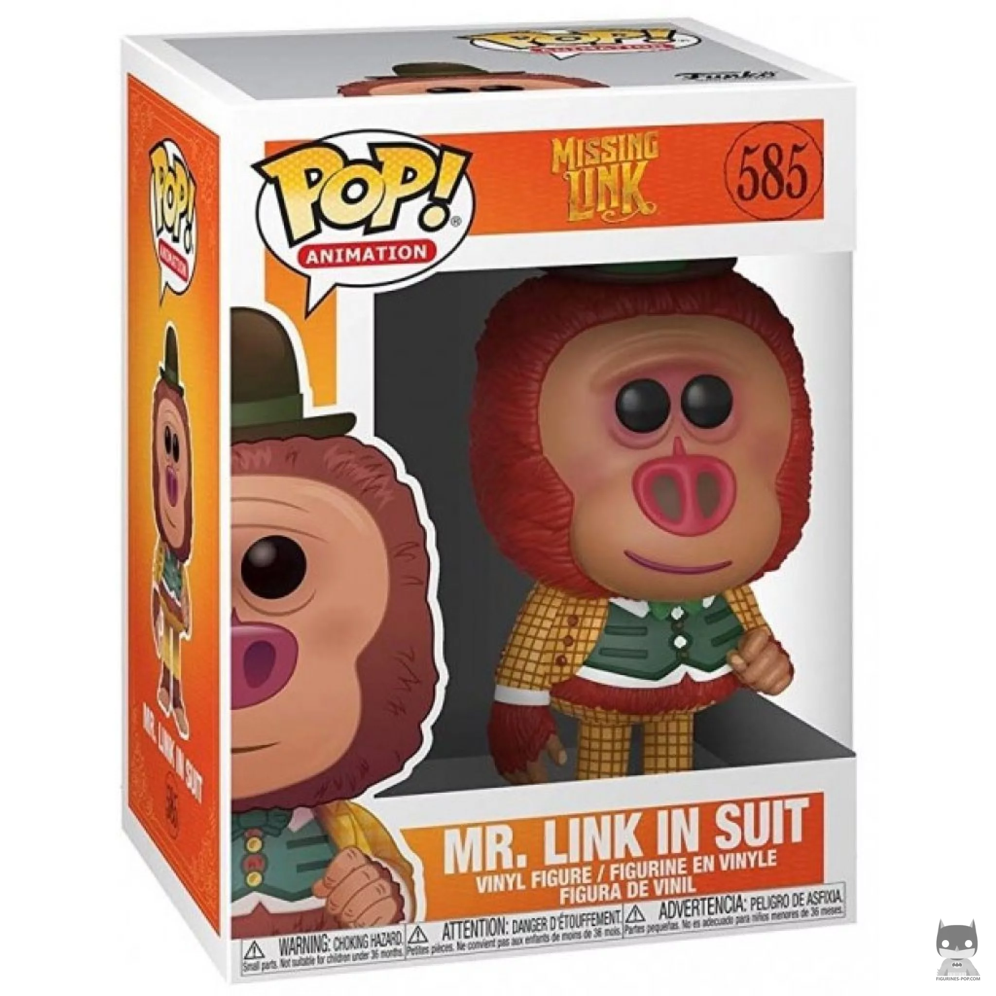 Mr. Link in Suit Funko Pop! figure in its box