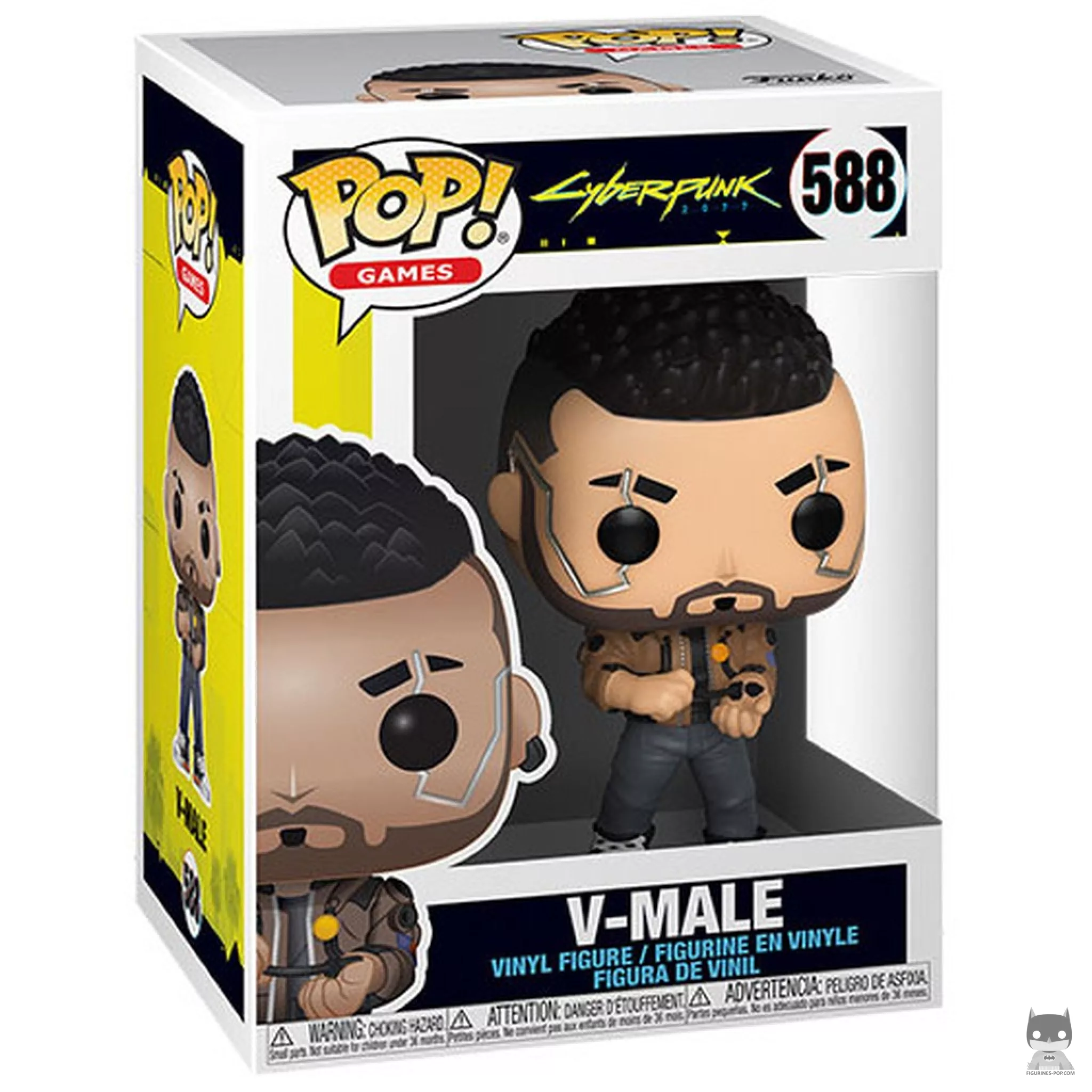 V-Male Funko Pop! figure in its box