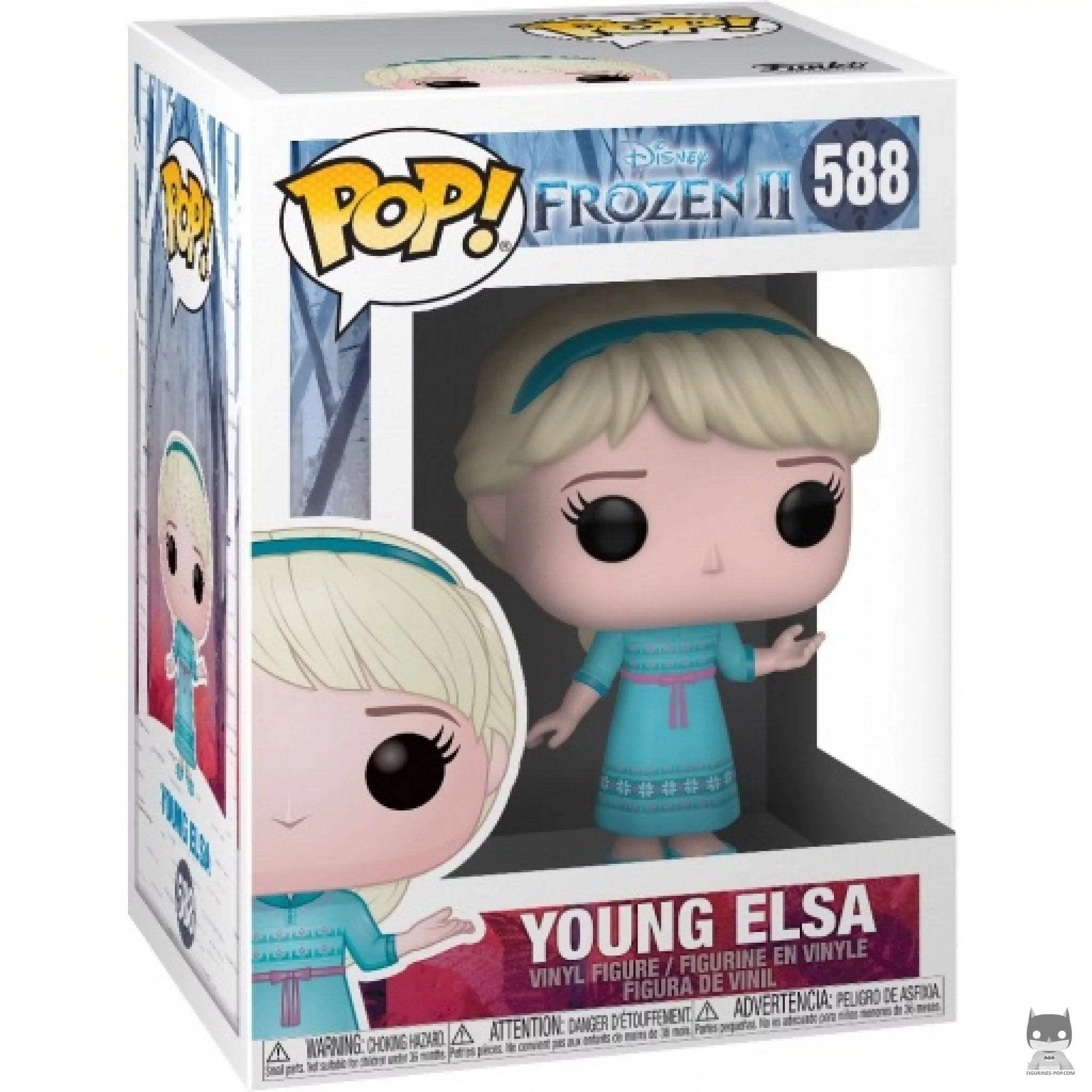 Young Elsa Funko Pop! figure in its box