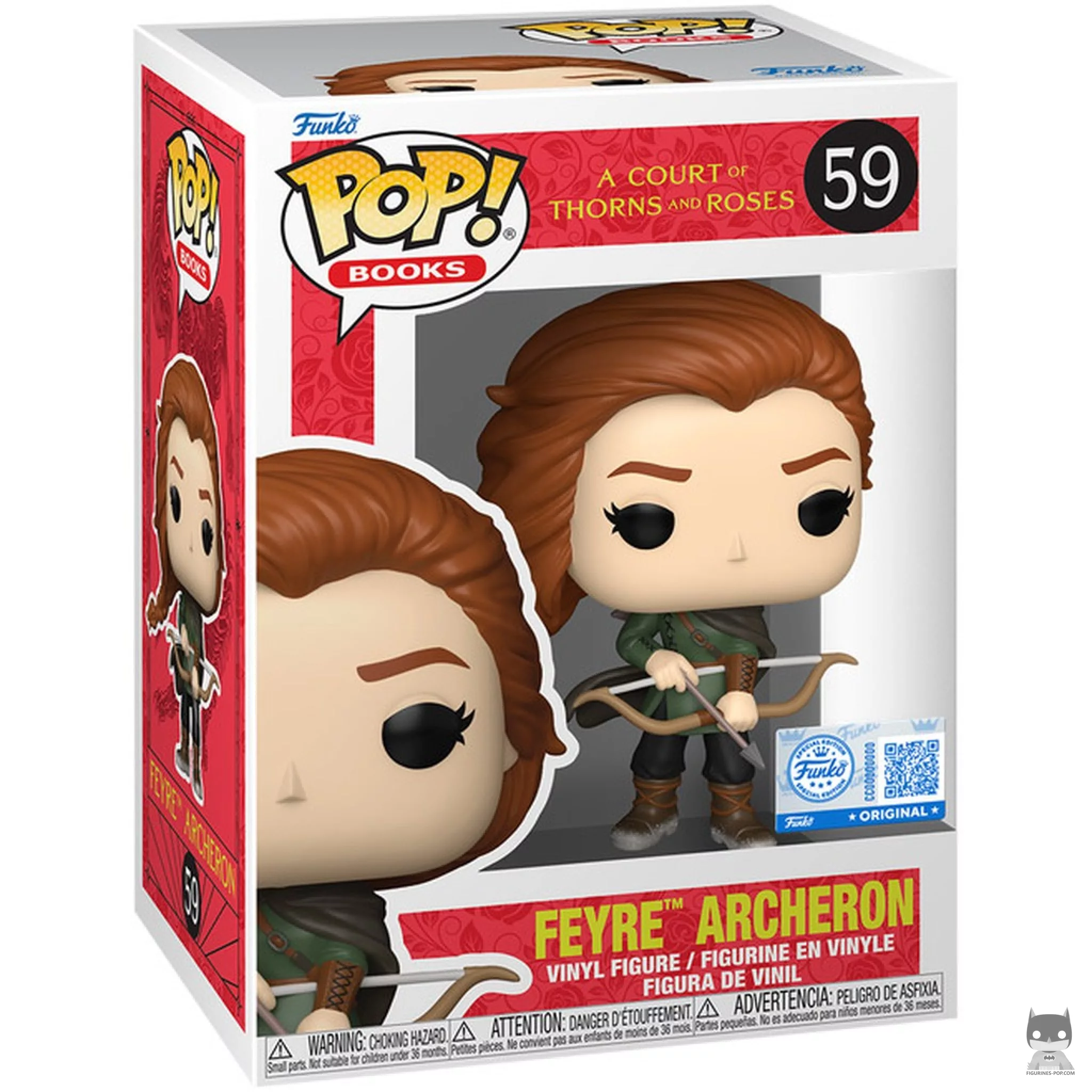 Feyre Archeron Funko Pop! figure in its box
