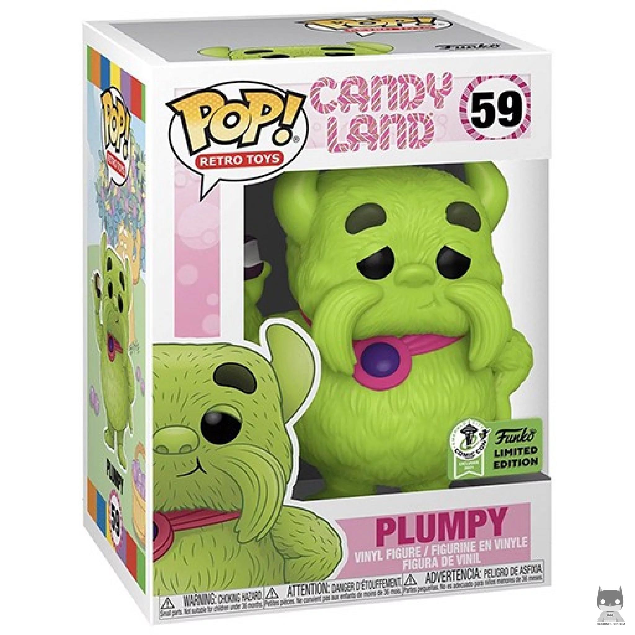 Plumpy Funko Pop! figure in its box