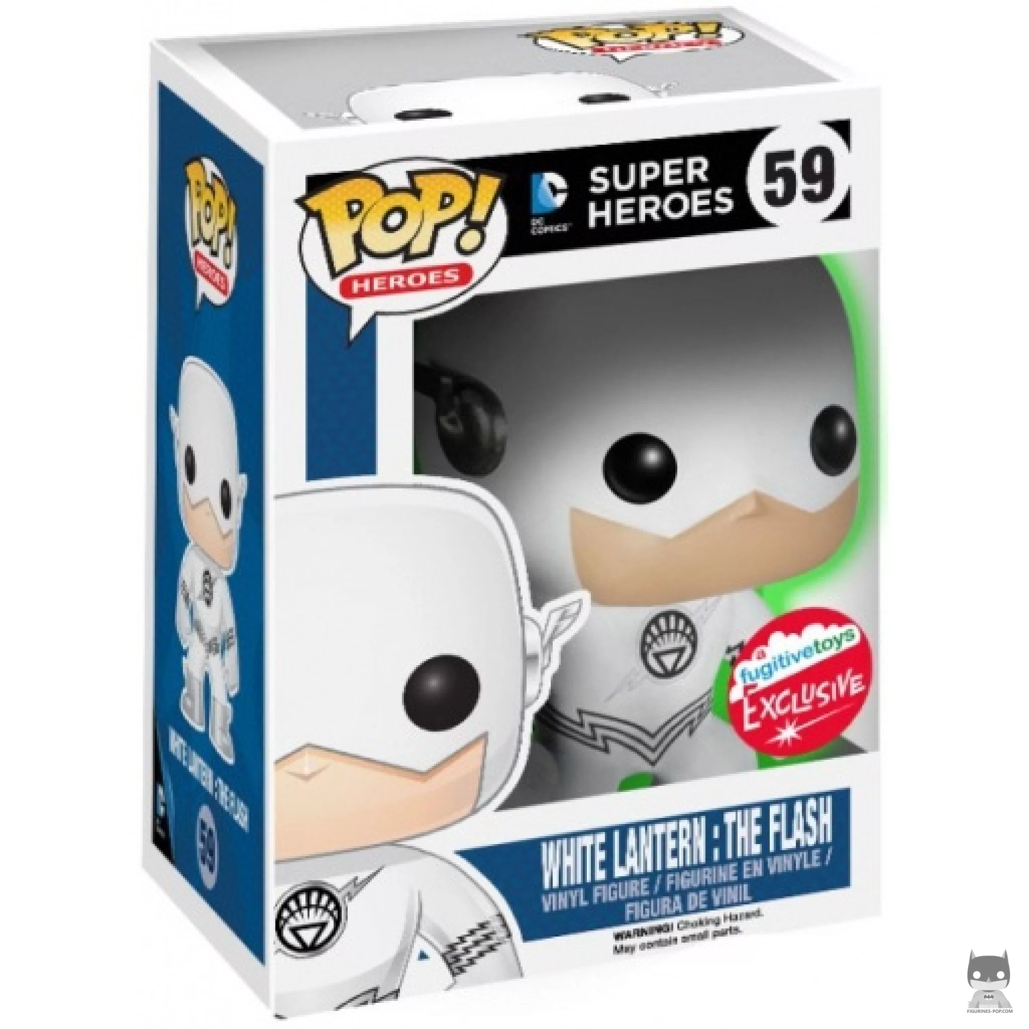 White Lantern The Flash (Glow in the Dark) Funko Pop! figure in its box