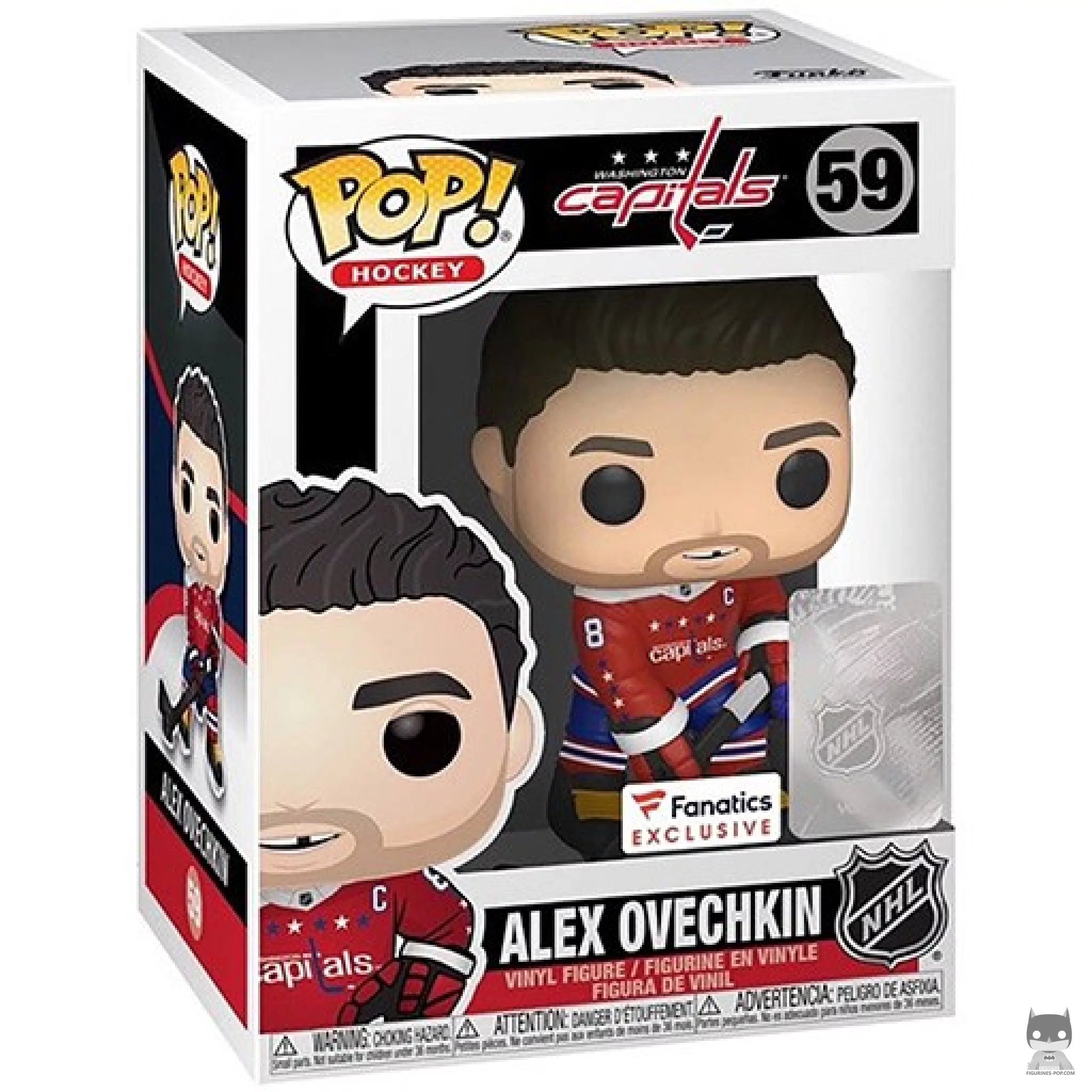 Alex Ovechkin Funko Pop! figure in its box