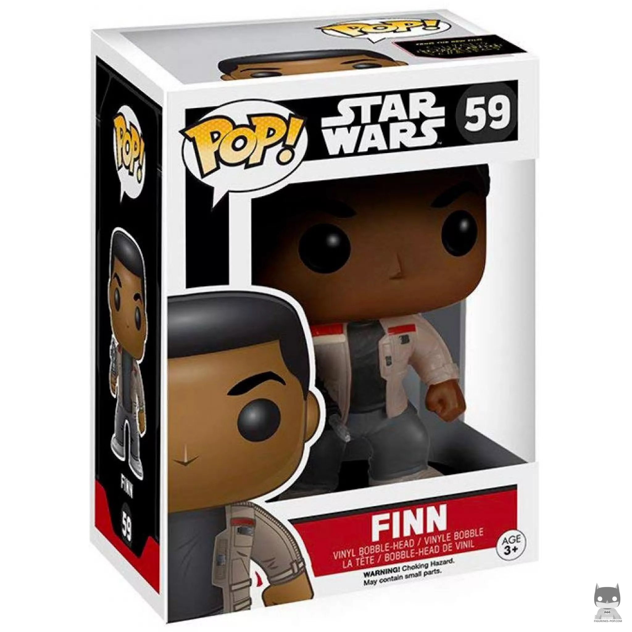 Finn Funko Pop! figure in its box
