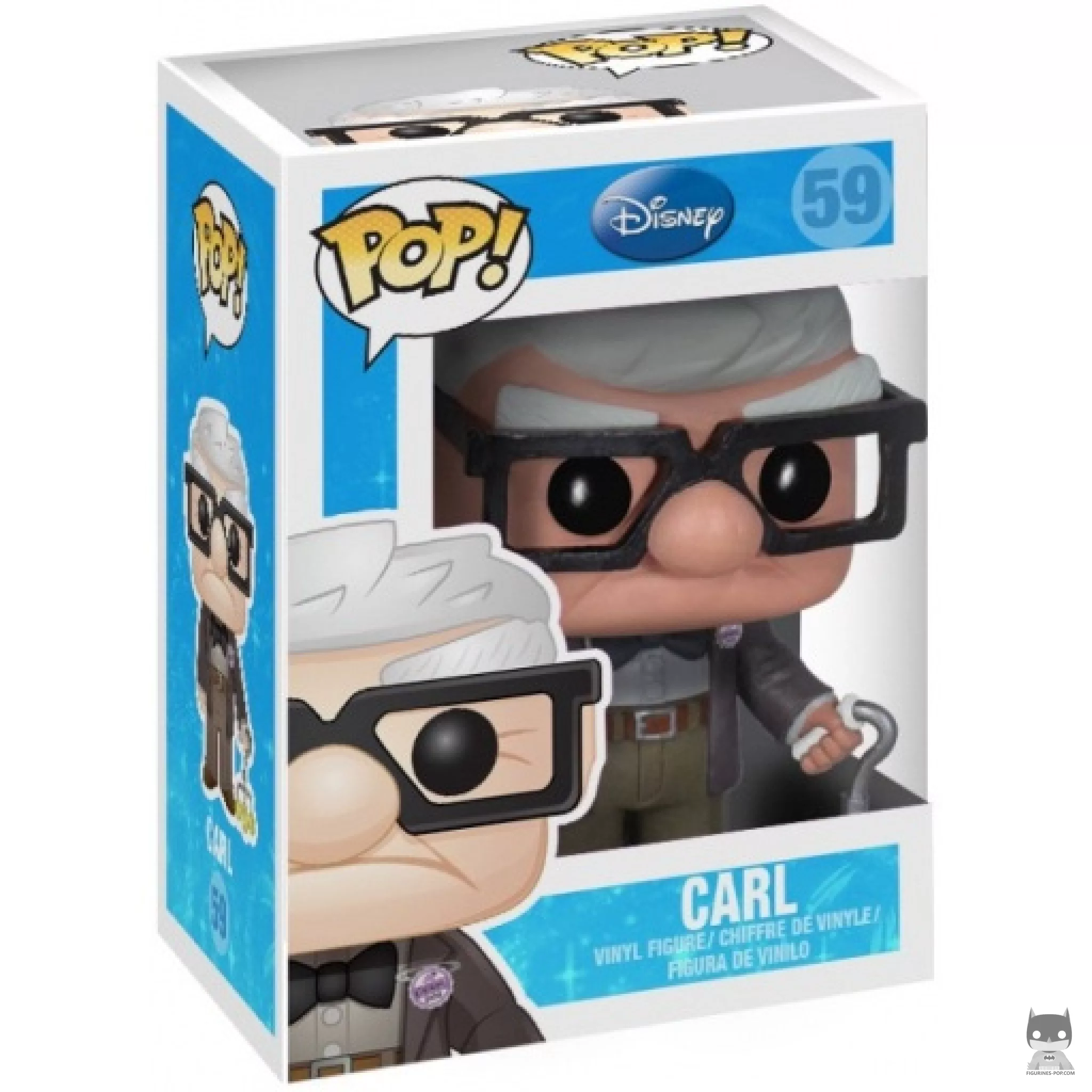 Carl Fredricksen Funko Pop! figure in its box