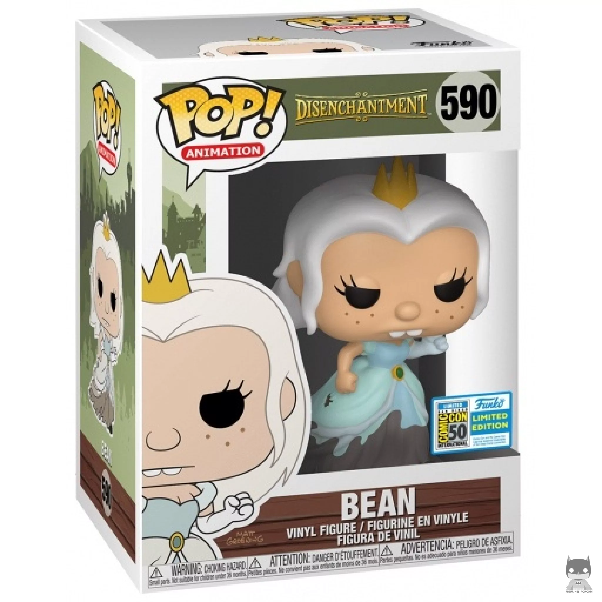 Bean Funko Pop! figure in its box