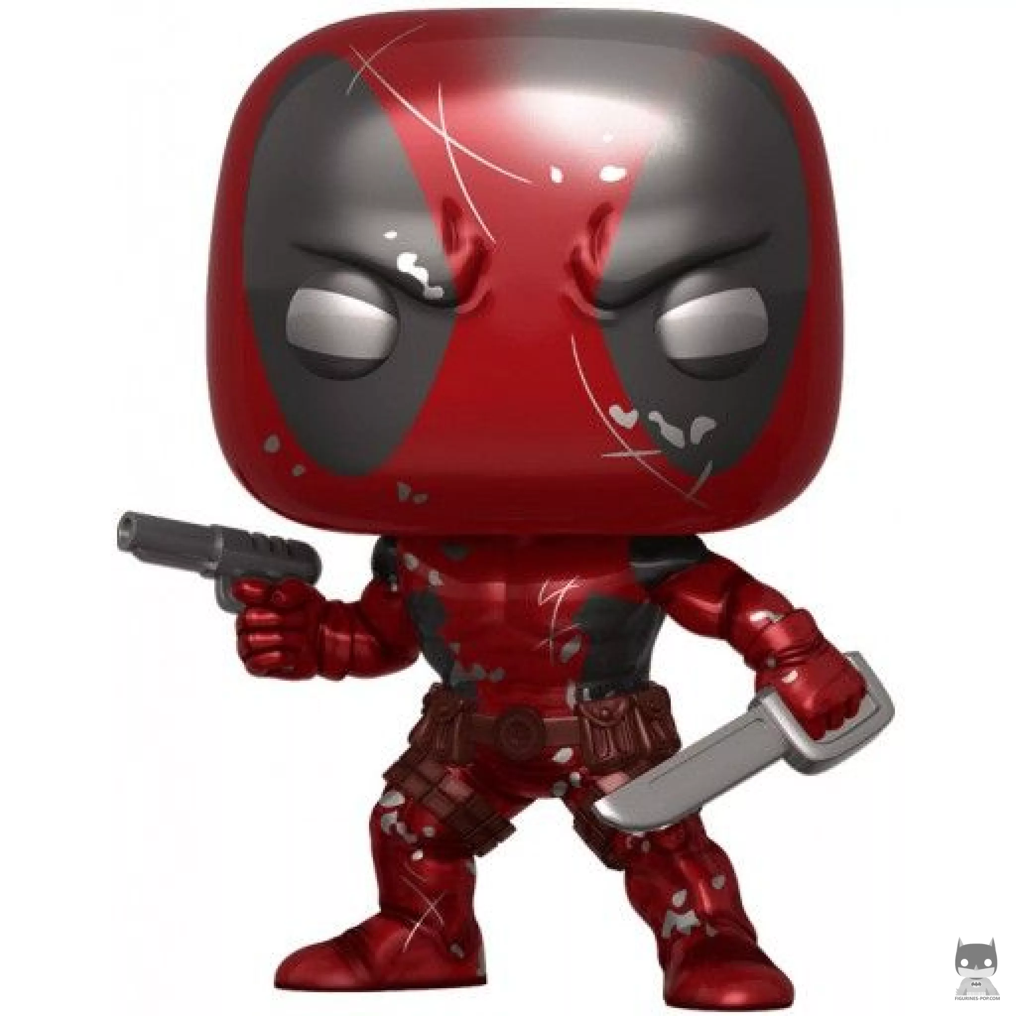 Deadpool (Metallic) Funko Pop! figure (Marvel 80 Years)