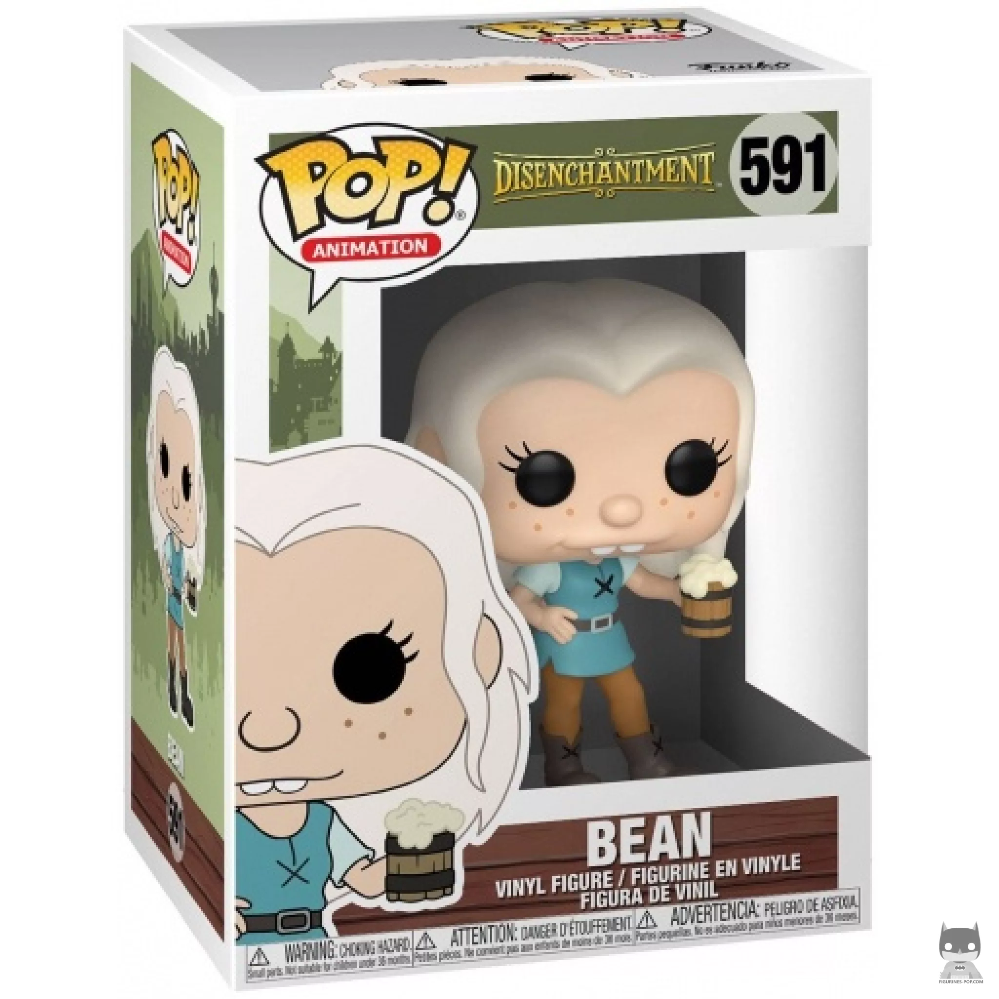 Bean Funko Pop! figure in its box