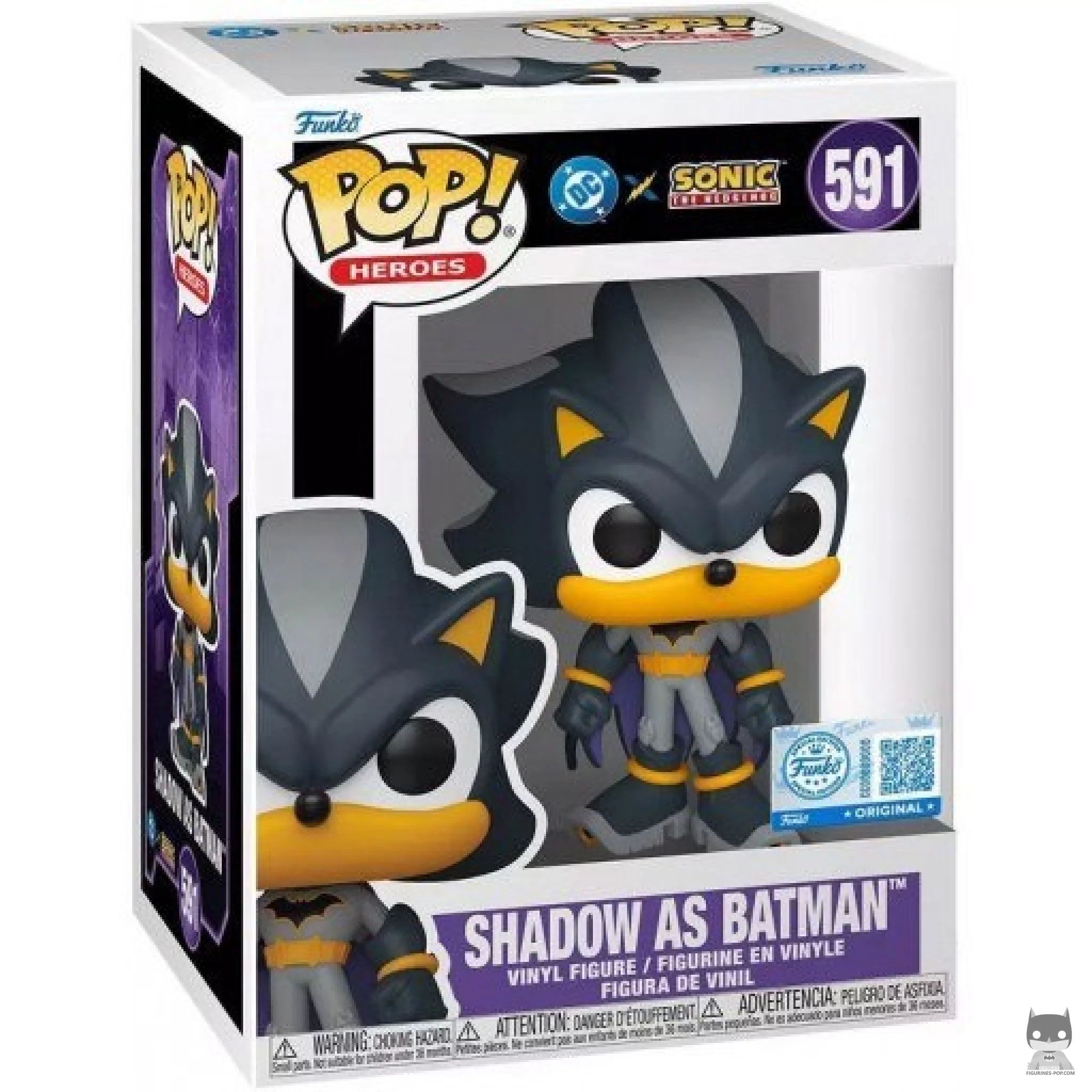 Shadow as Batman Funko Pop! figure in its box