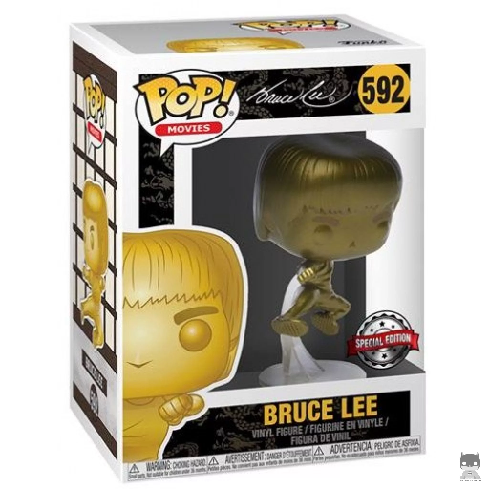 Bruce Lee (Gold) Funko Pop! figure in its box