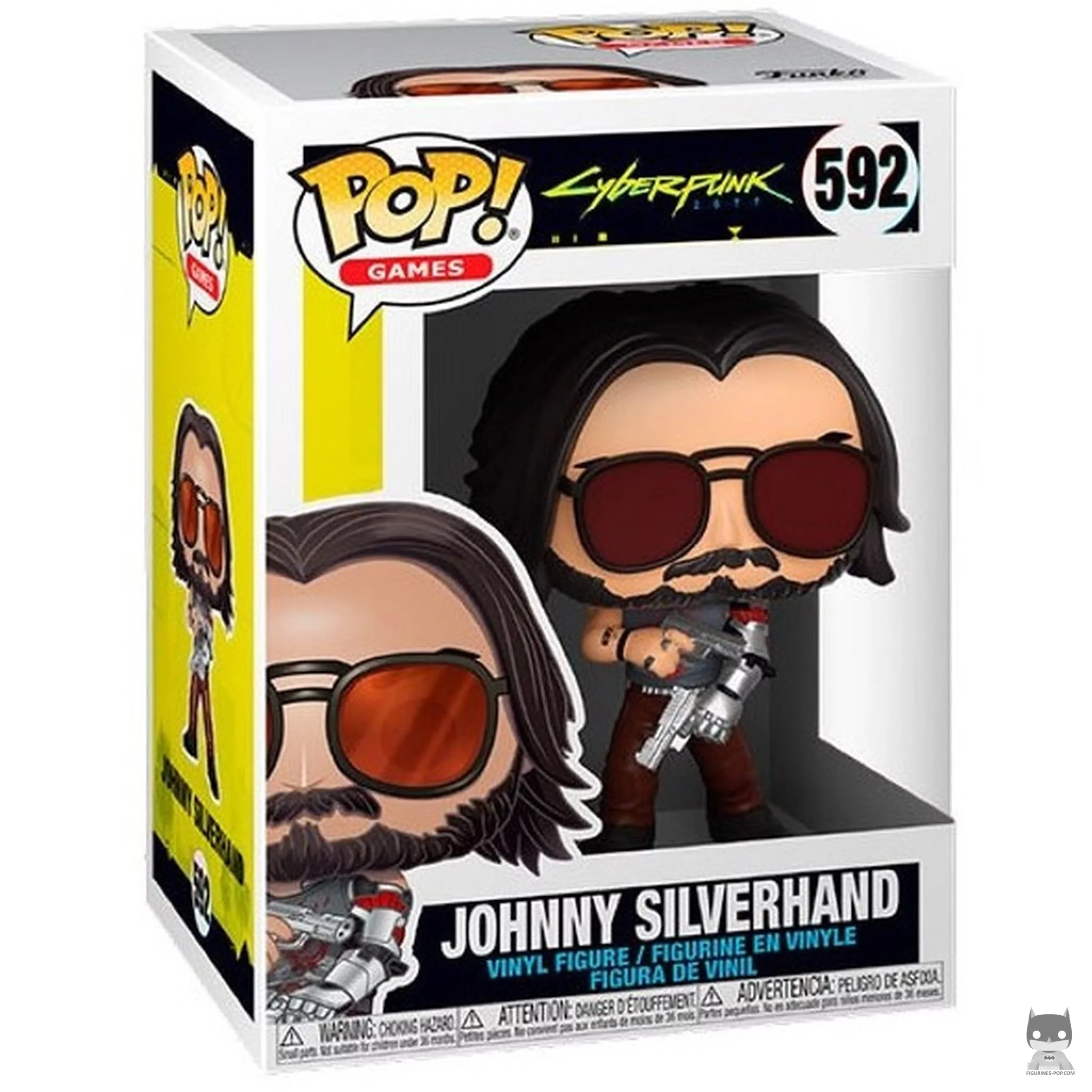 Johnny Silverhand Funko Pop! figure in its box