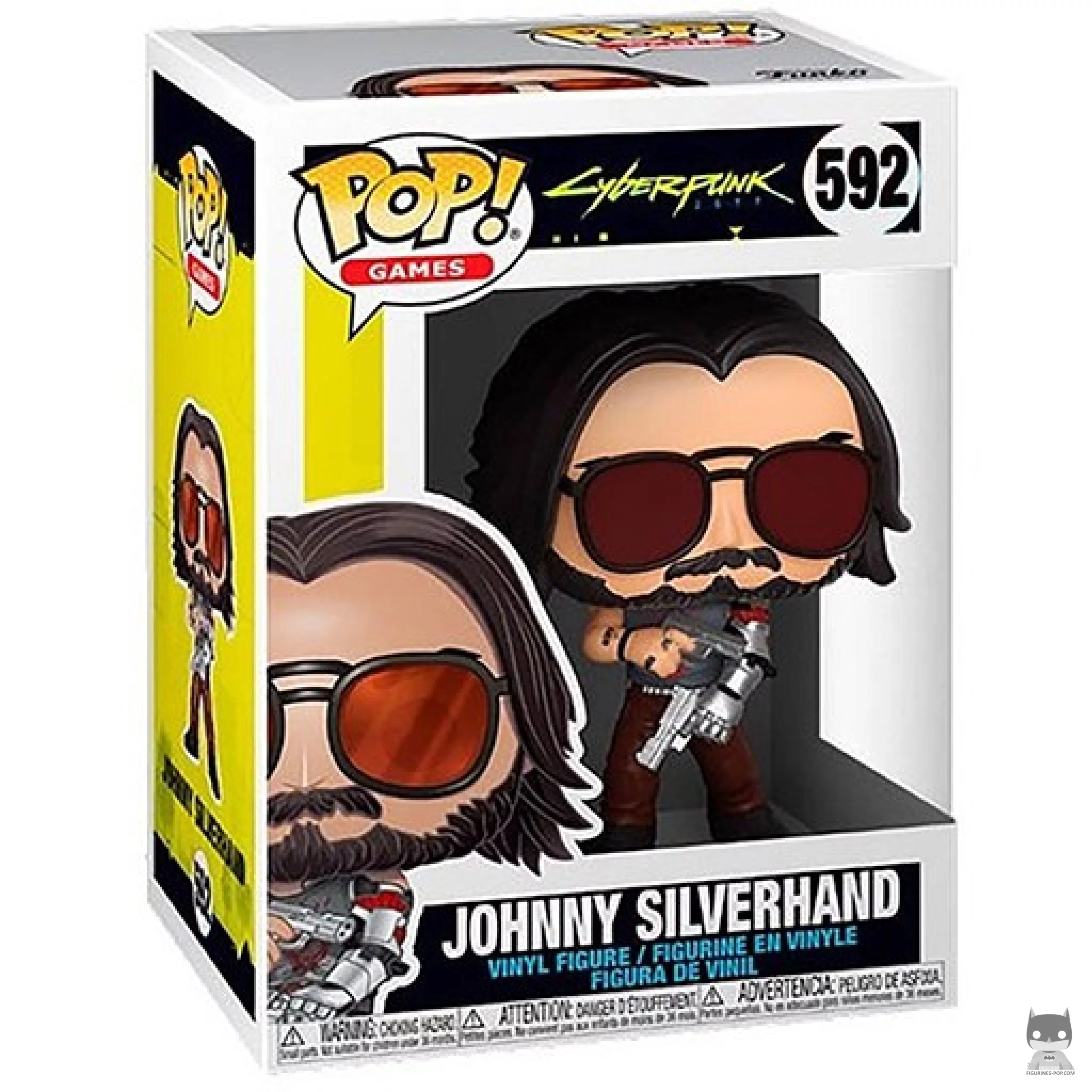Johnny Silverhand Funko Pop! figure in its box