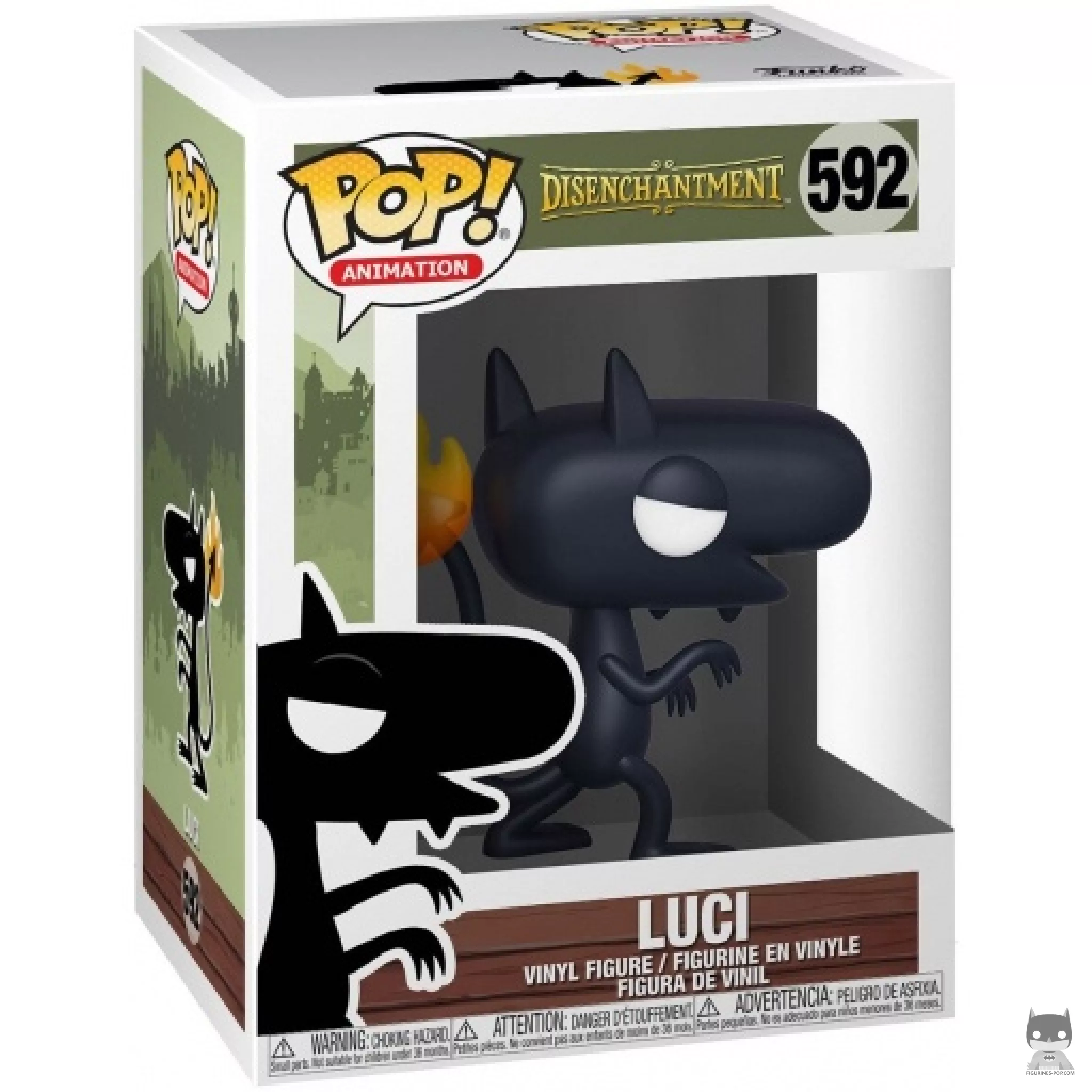 Luci Funko Pop! figure in its box