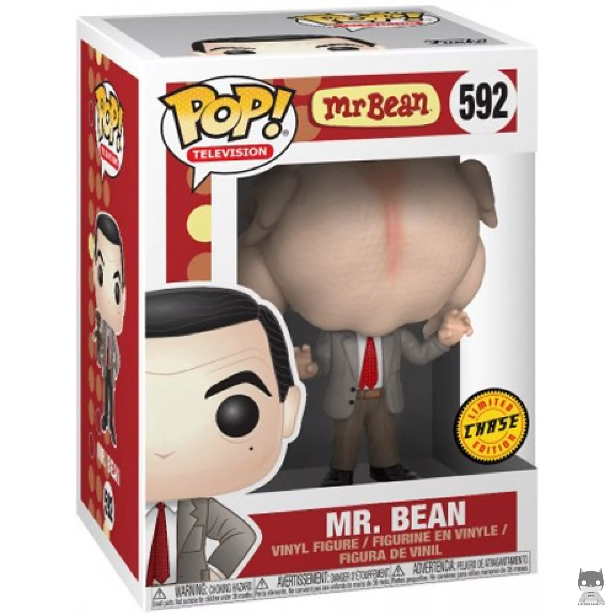 Mr. Bean (with Turkey Head) (Chase) Funko Pop! figure in its box