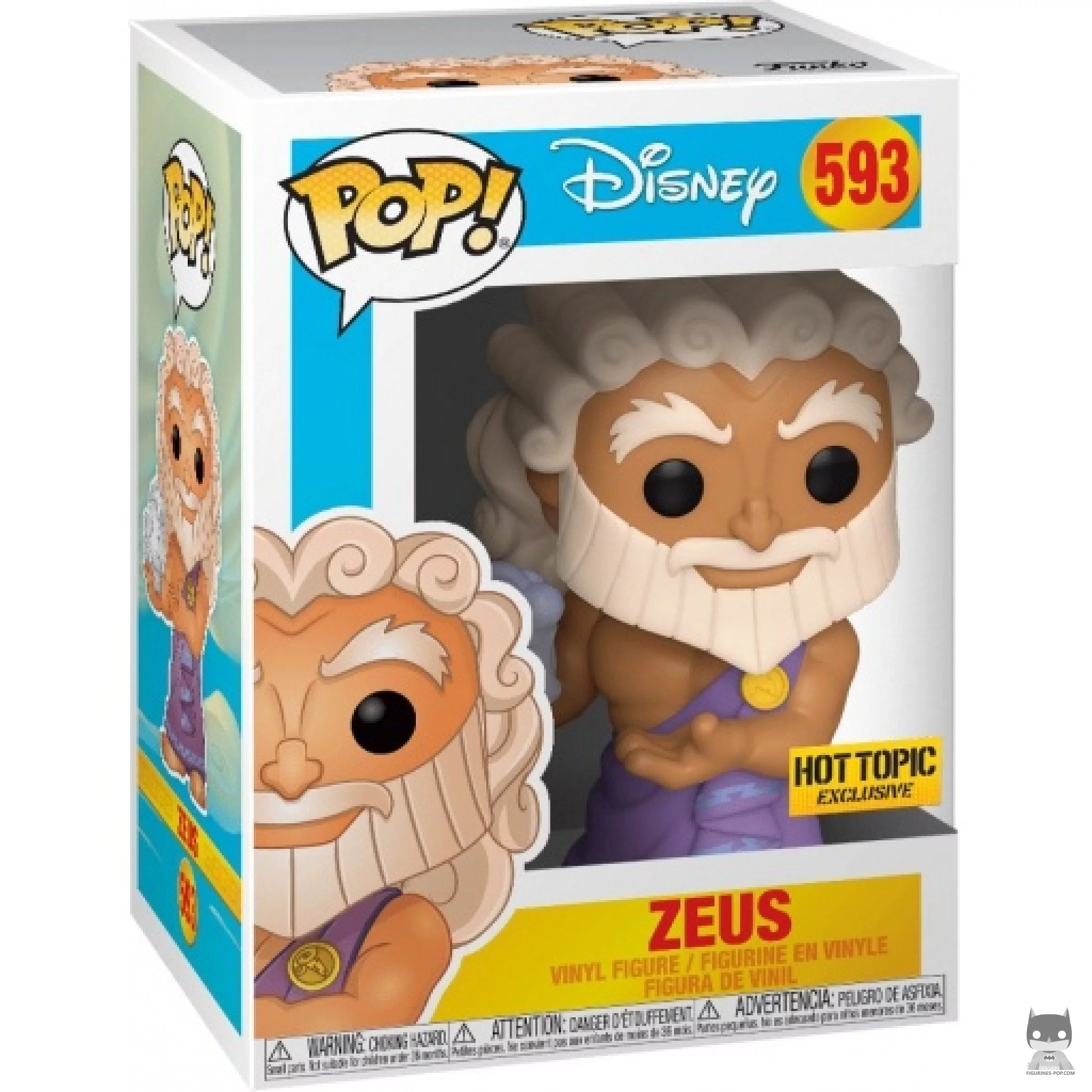 Zeus Funko Pop! figure in its box