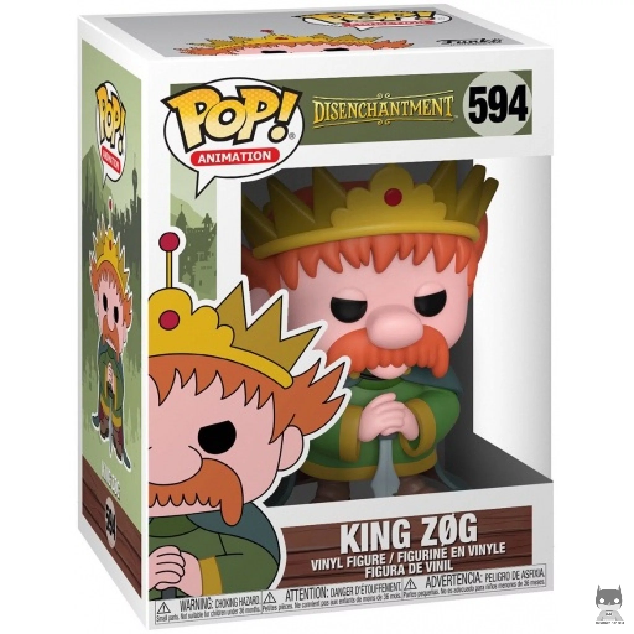 King Zog Funko Pop! figure in its box
