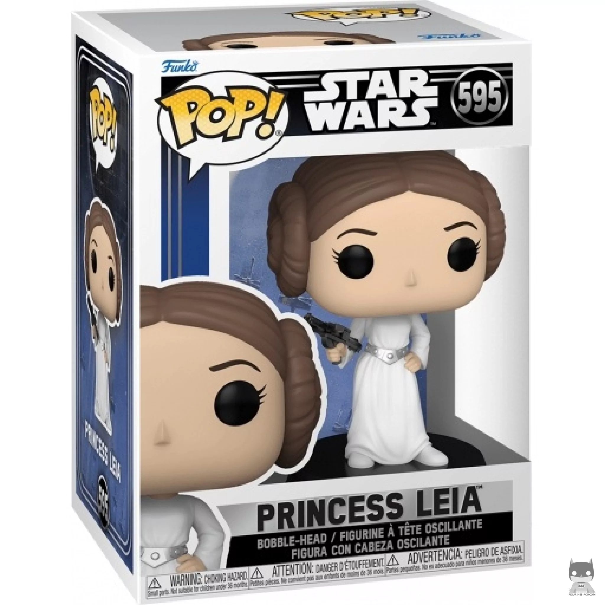 Princess Leia Funko Pop! figure in its box