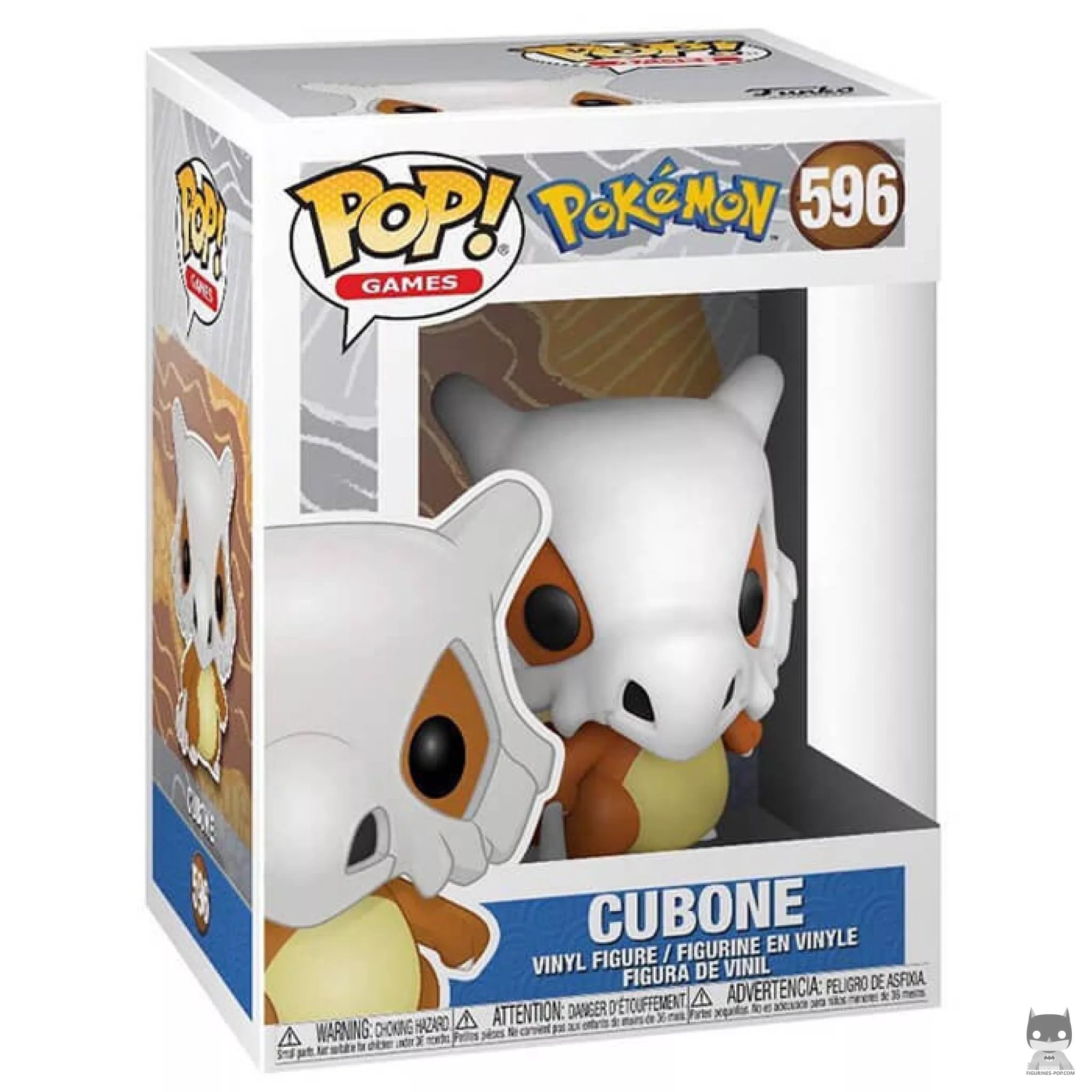 Cubone Funko Pop! figure in its box