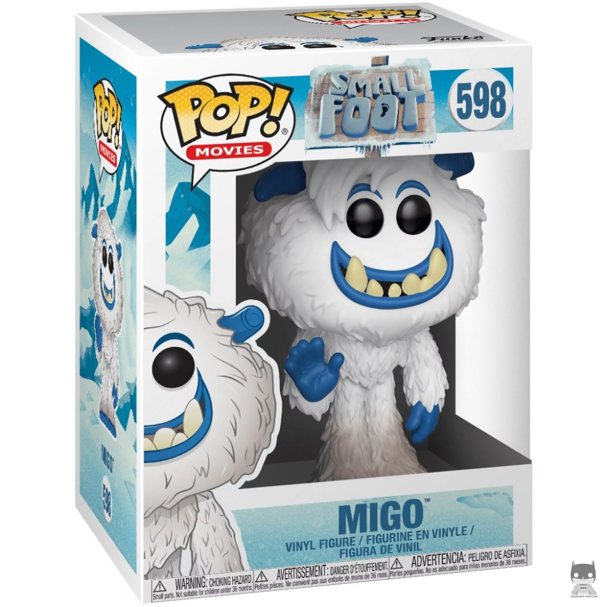 Migo Funko Pop! figure in its box