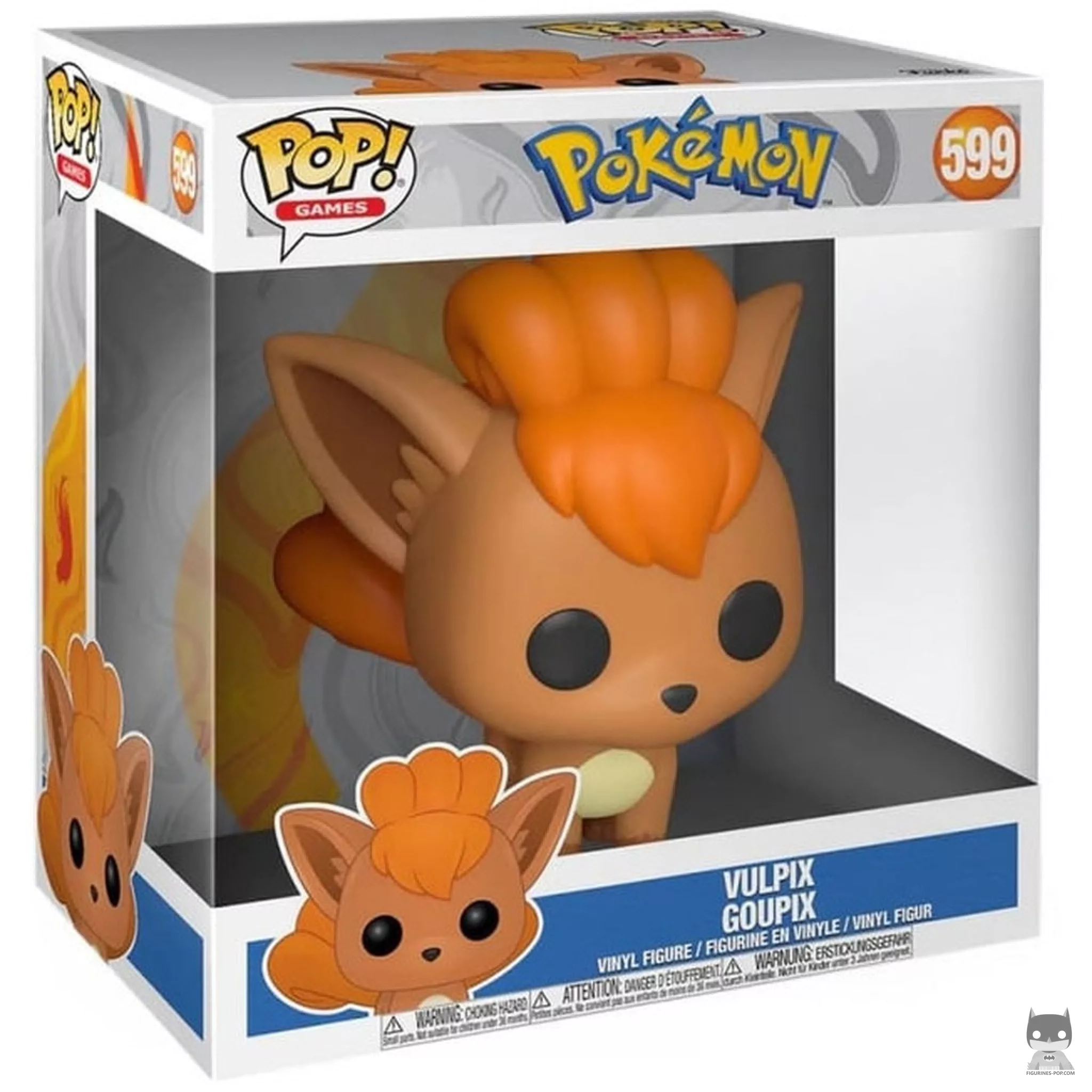 Vulpix (Supersized) Funko Pop! figure in its box