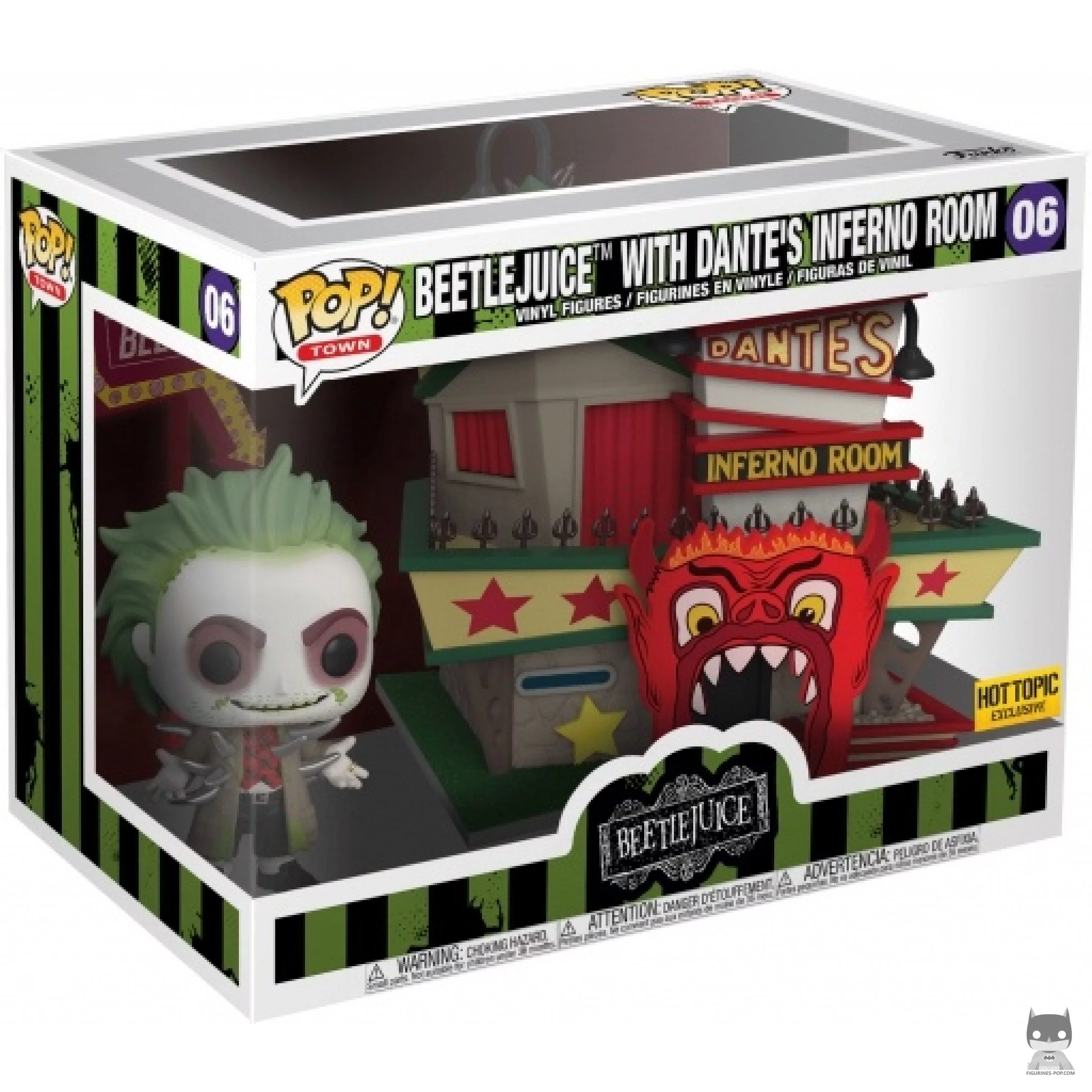 Beetlejuice Dante Inferno Funko Pop! figure in its box