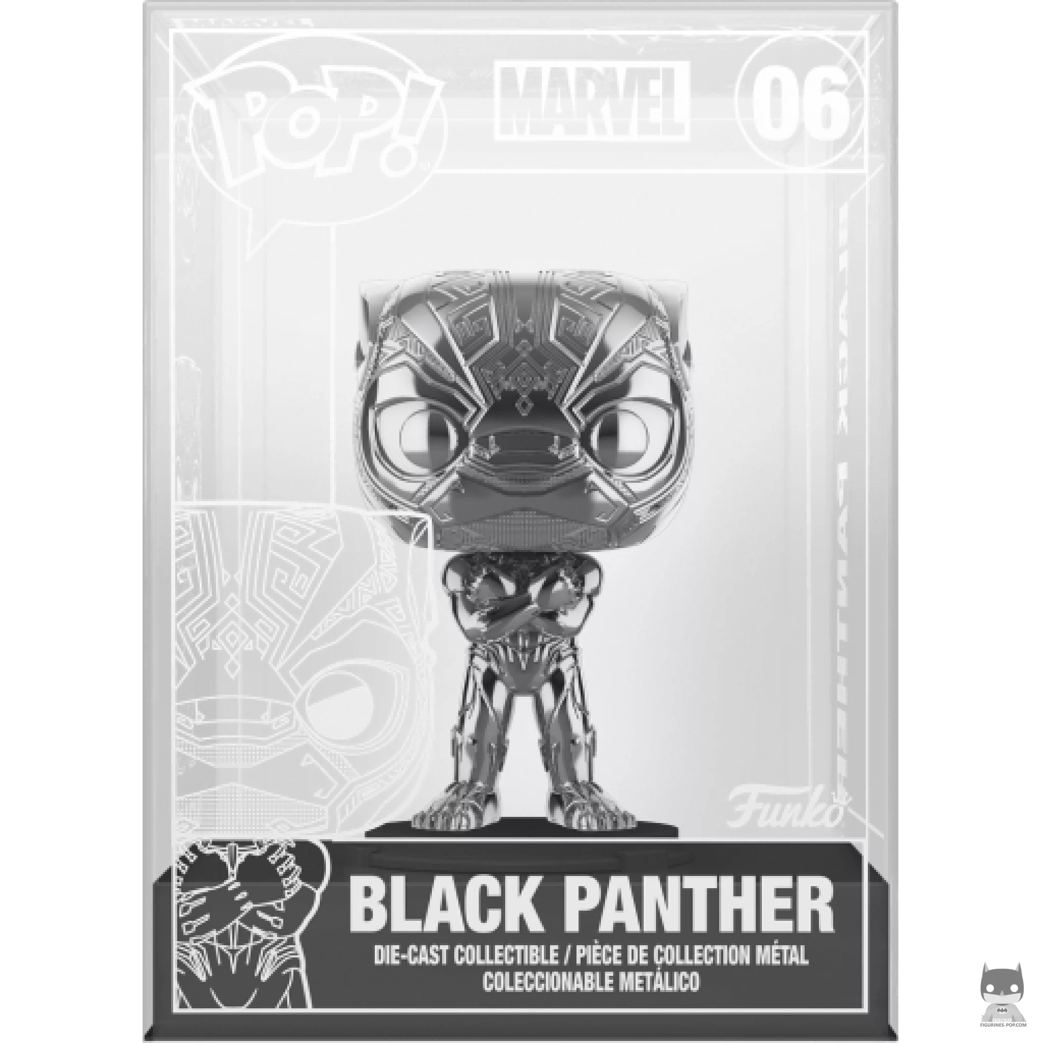 Black Panther (Chase & Metallic) Funko Pop! figure in its box