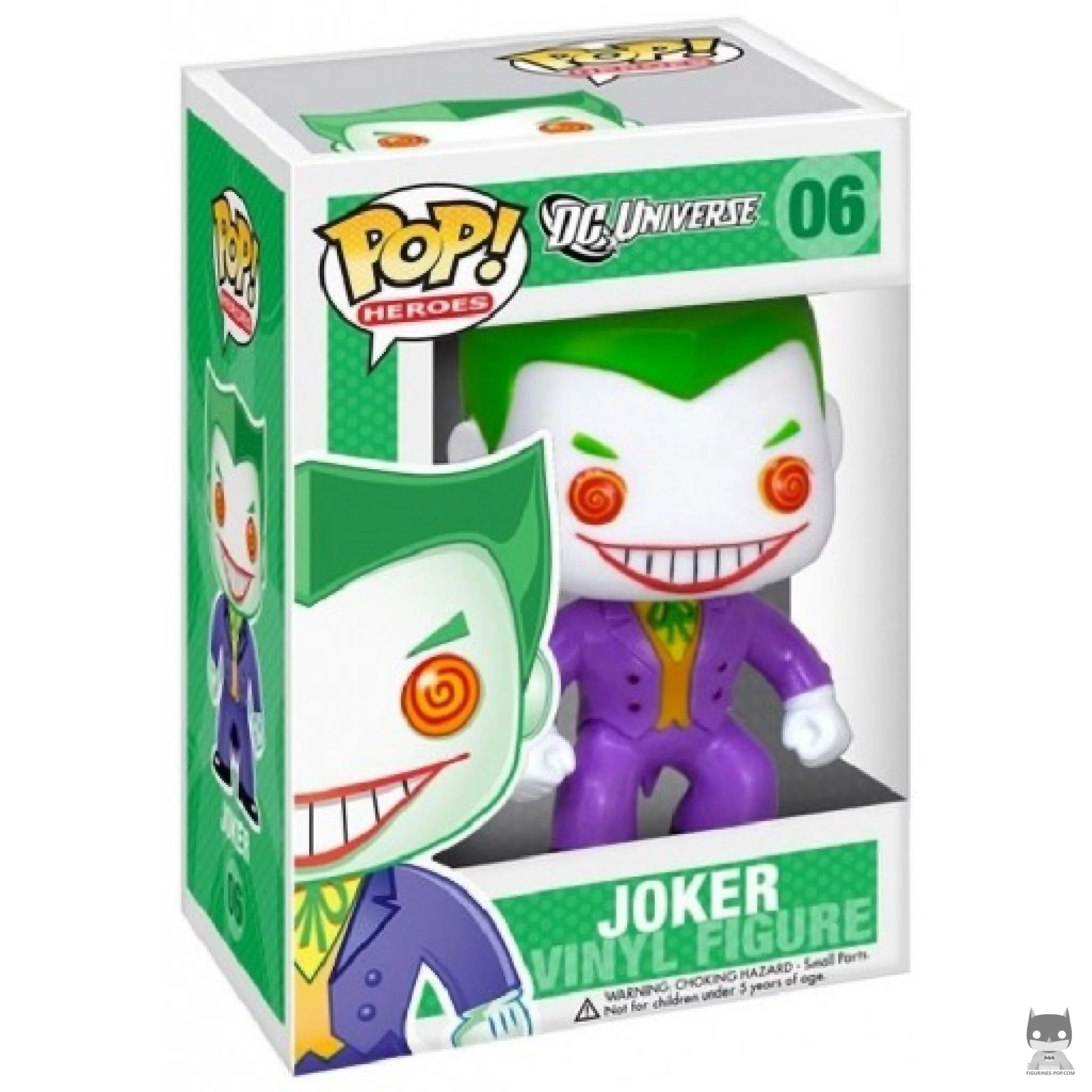 The Joker Funko Pop! figure in its box