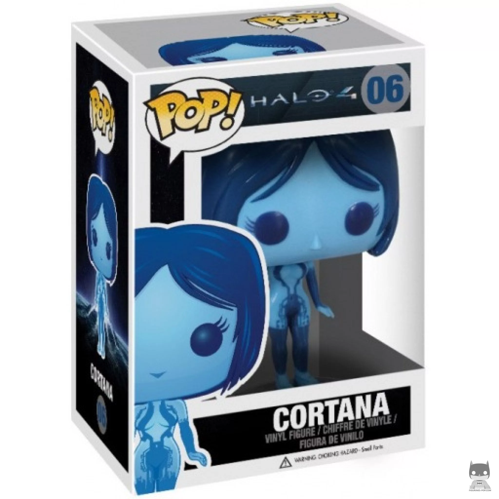 Cortana Funko Pop! figure in its box
