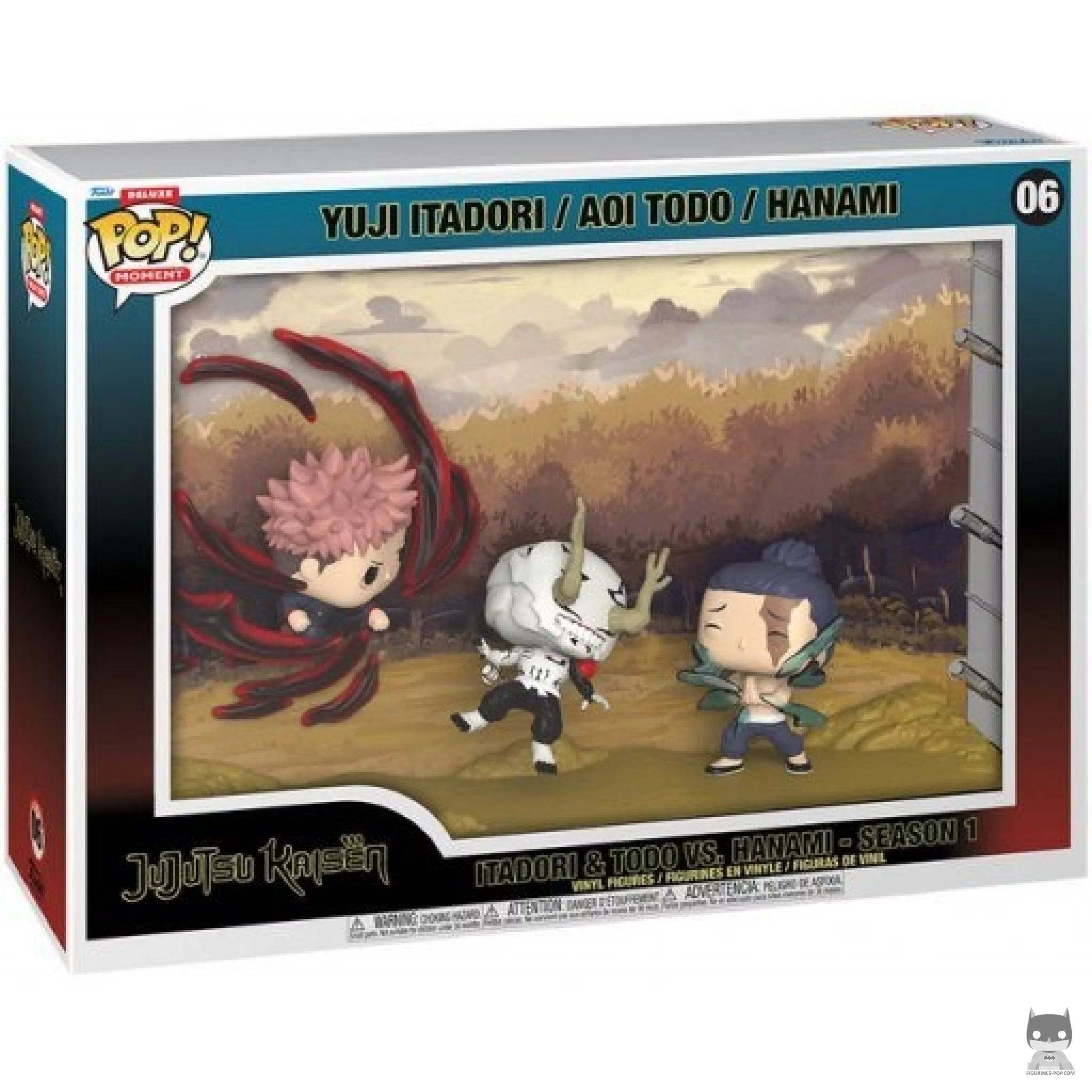 Yuji Itadori & Todo vs Hanami -  Season 1 Funko Pop! figure in its box