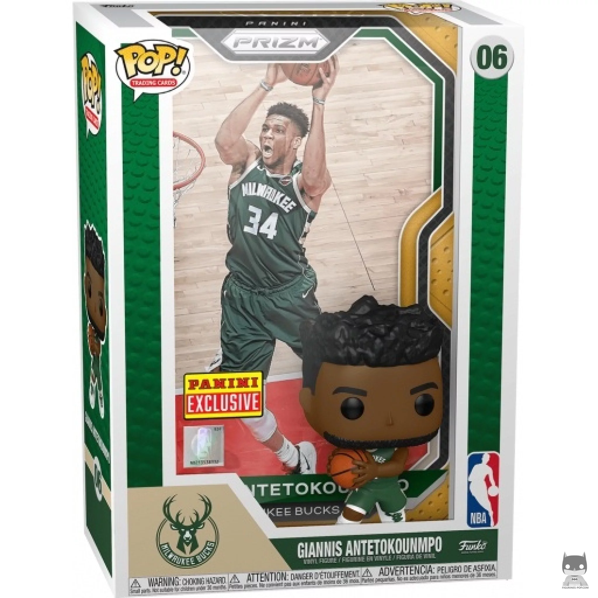 Giannis Antetokounmpo (Gold) Funko Pop! figure in its box