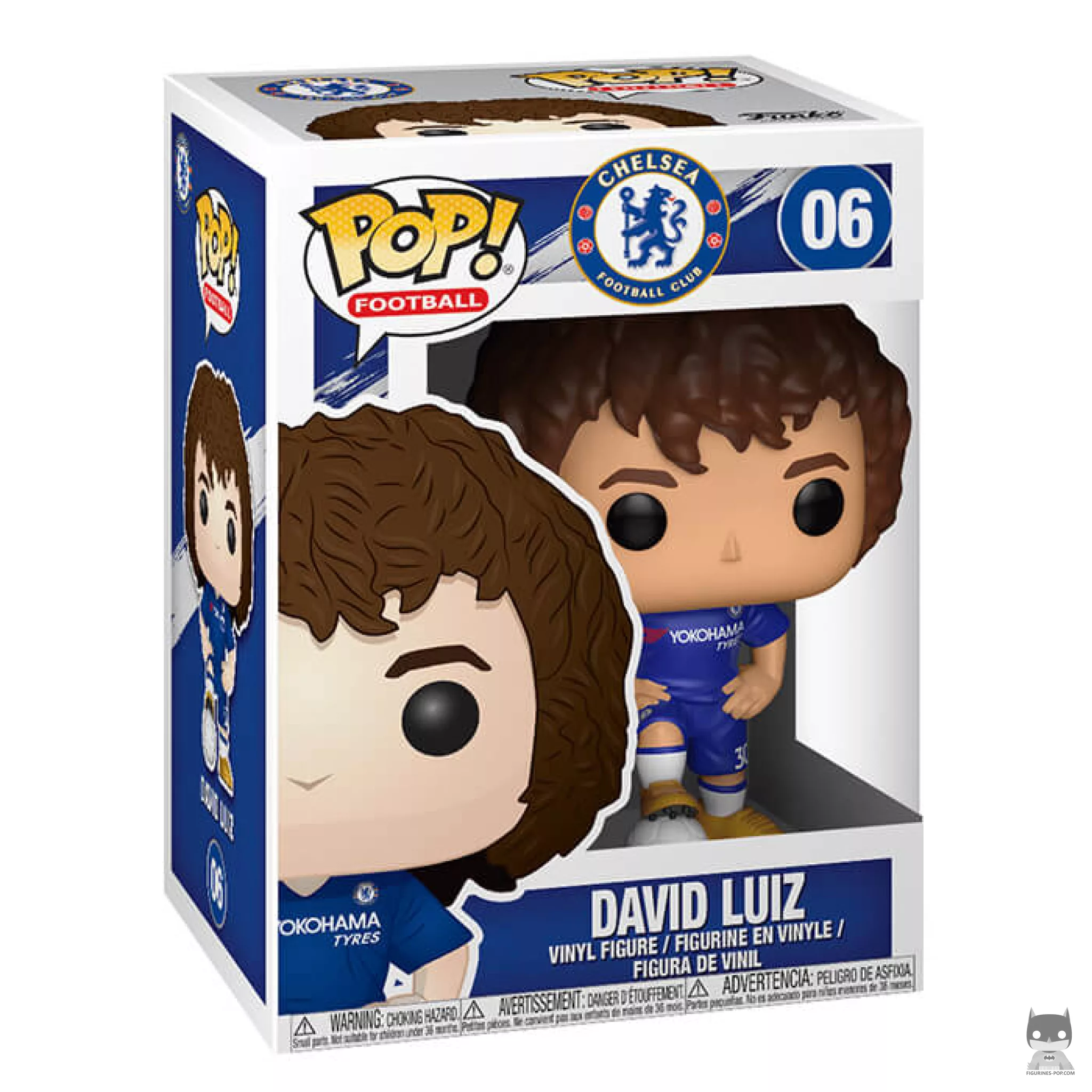 David Luiz (Chelsea) Funko Pop! figure in its box